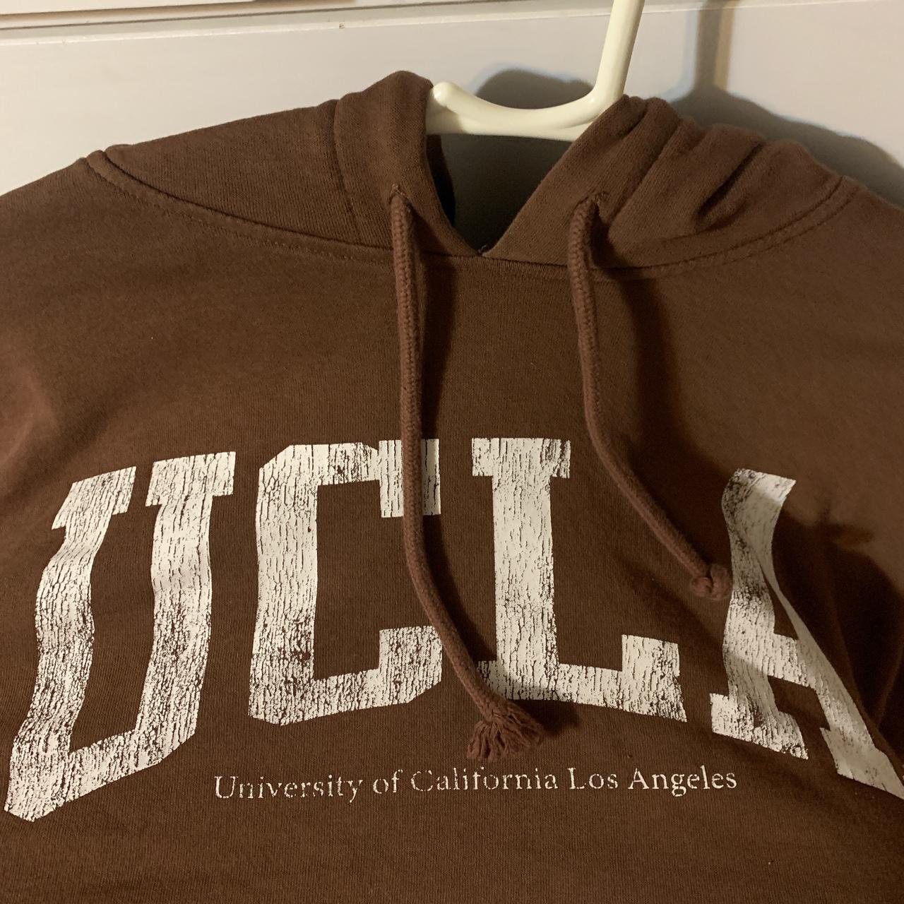 Crop Hoodie - Brown/UCLA - Ladies