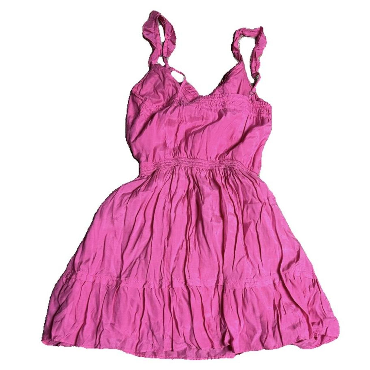 Hot Pink Hollister Sun Dress Women’s Size... - Depop