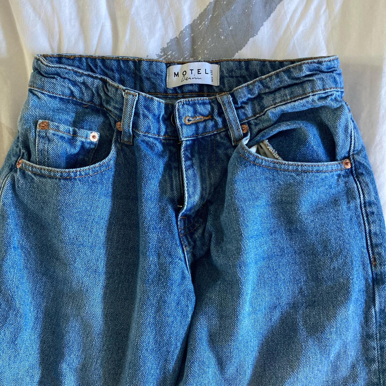 Motel Rocks low rise parallel jeans W24’ L32’ Not... - Depop