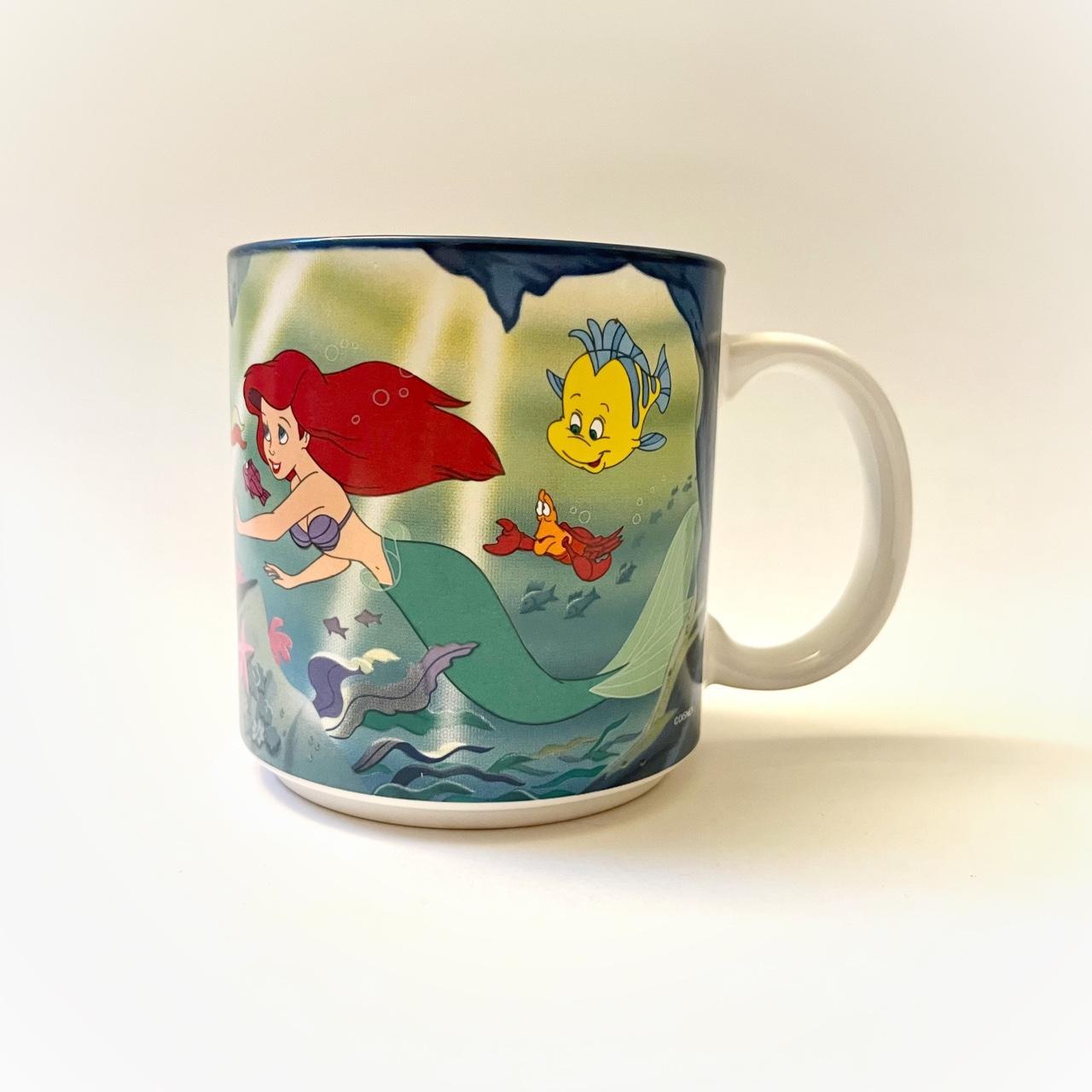 Vintage Walt Disney Little Mermaid Ariel mug cup. - Depop