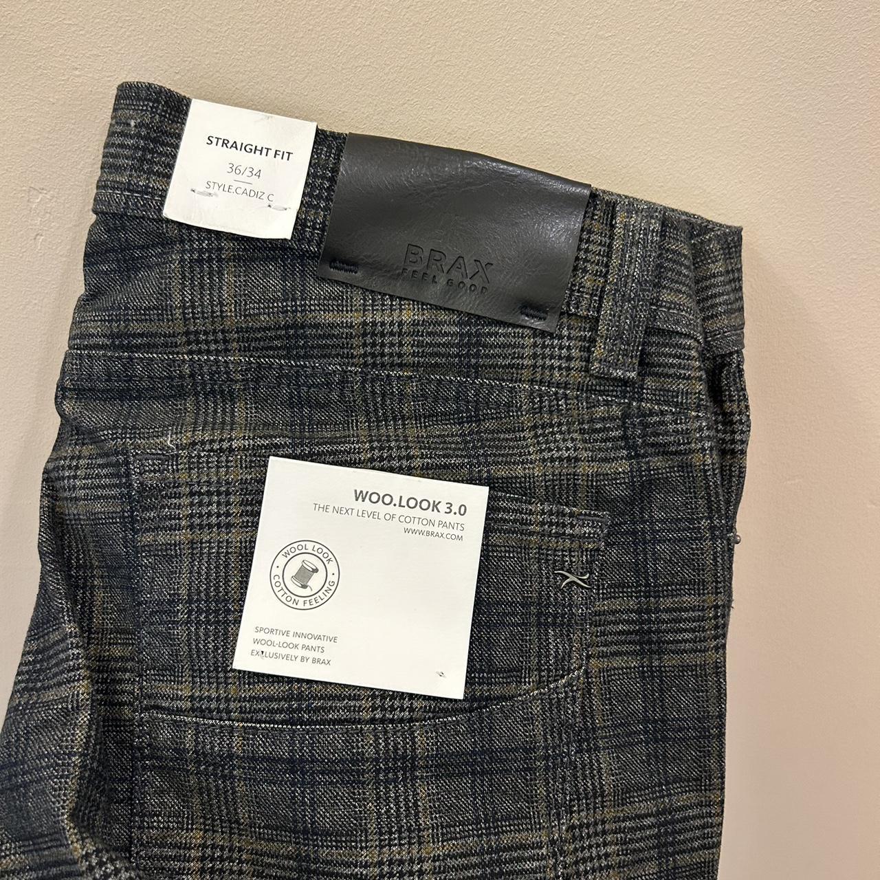 Designer plaid hot sale pants