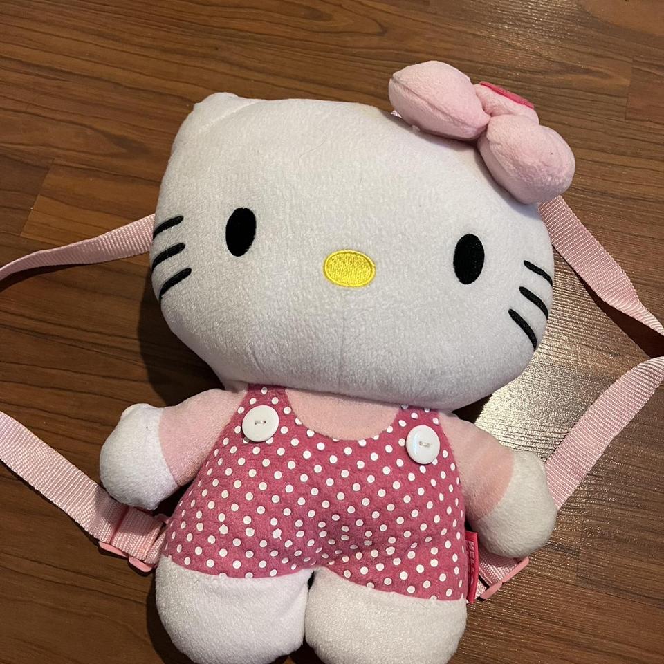 SANRIO HELLO KITTY PLUSH BACKPACK - 15” 🔳 Super - Depop in 2023