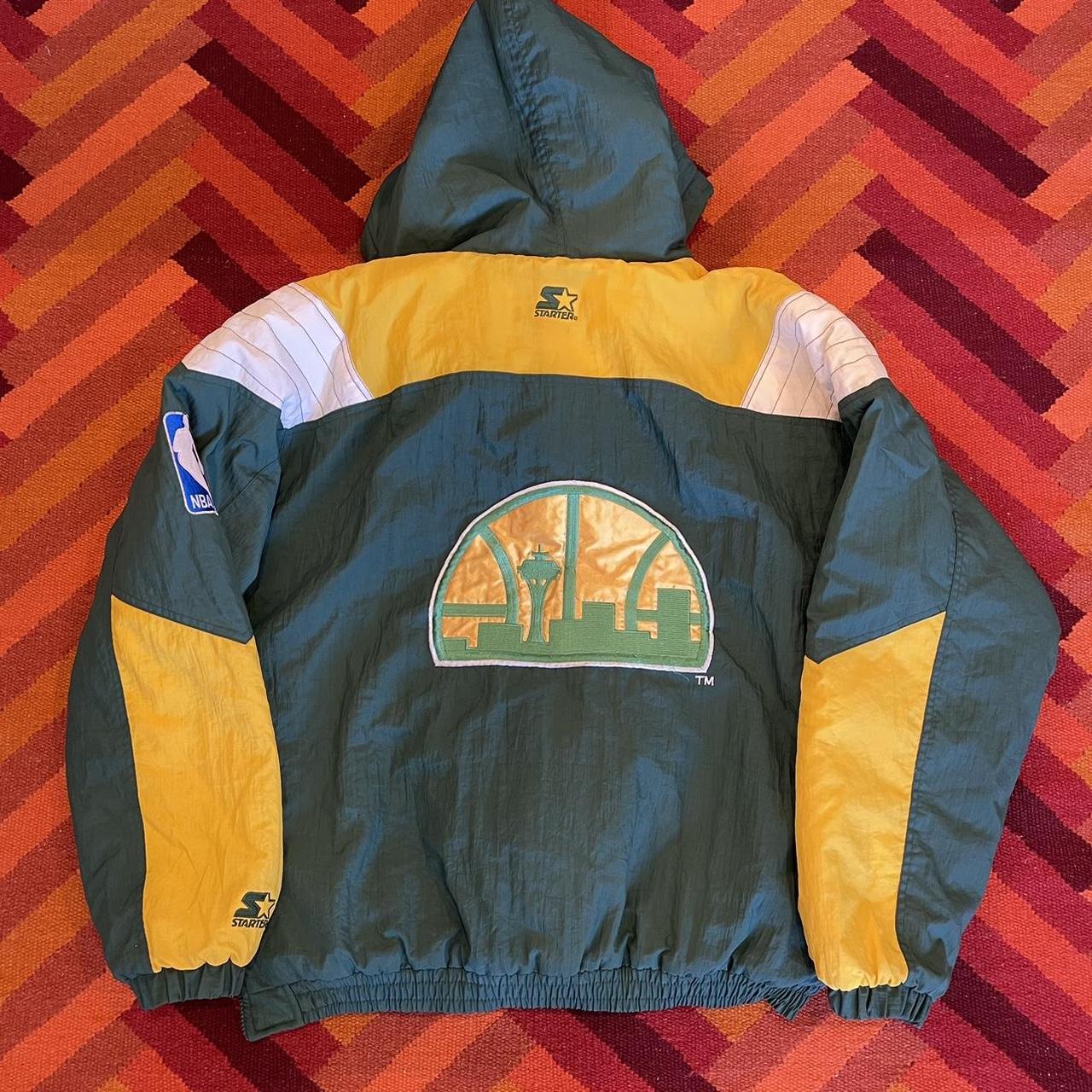 Seattle Super Sonics 90s Authentic Starter | Depop