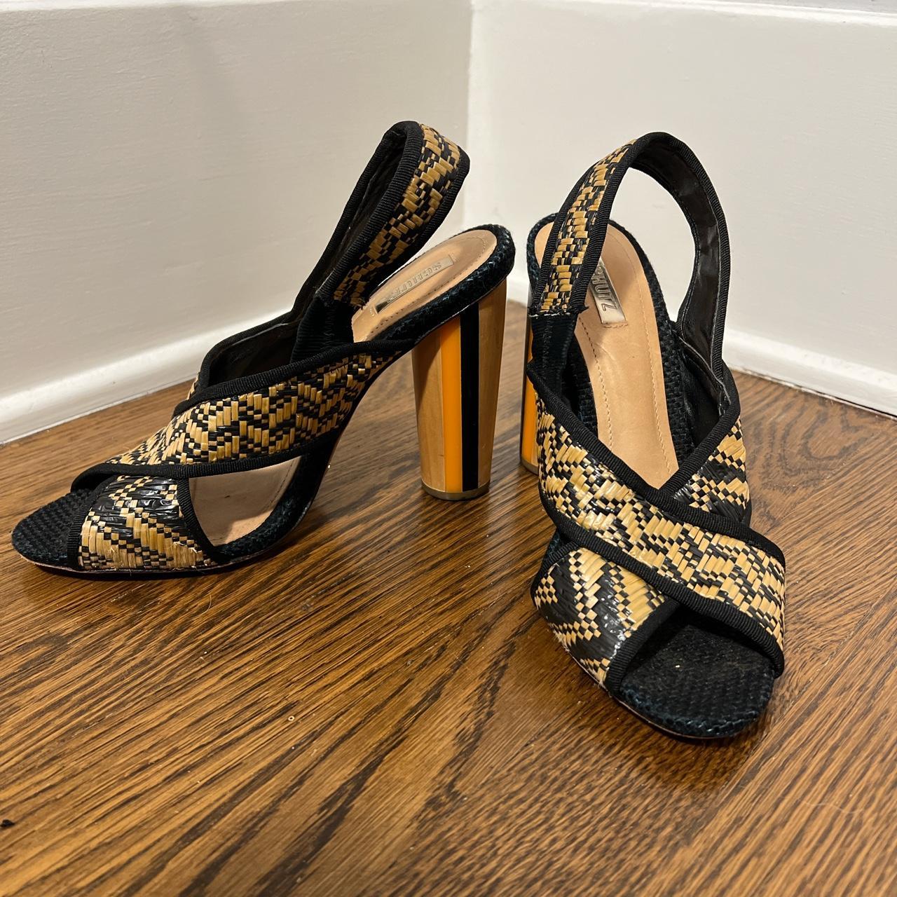 Schutz snakeskin online heels