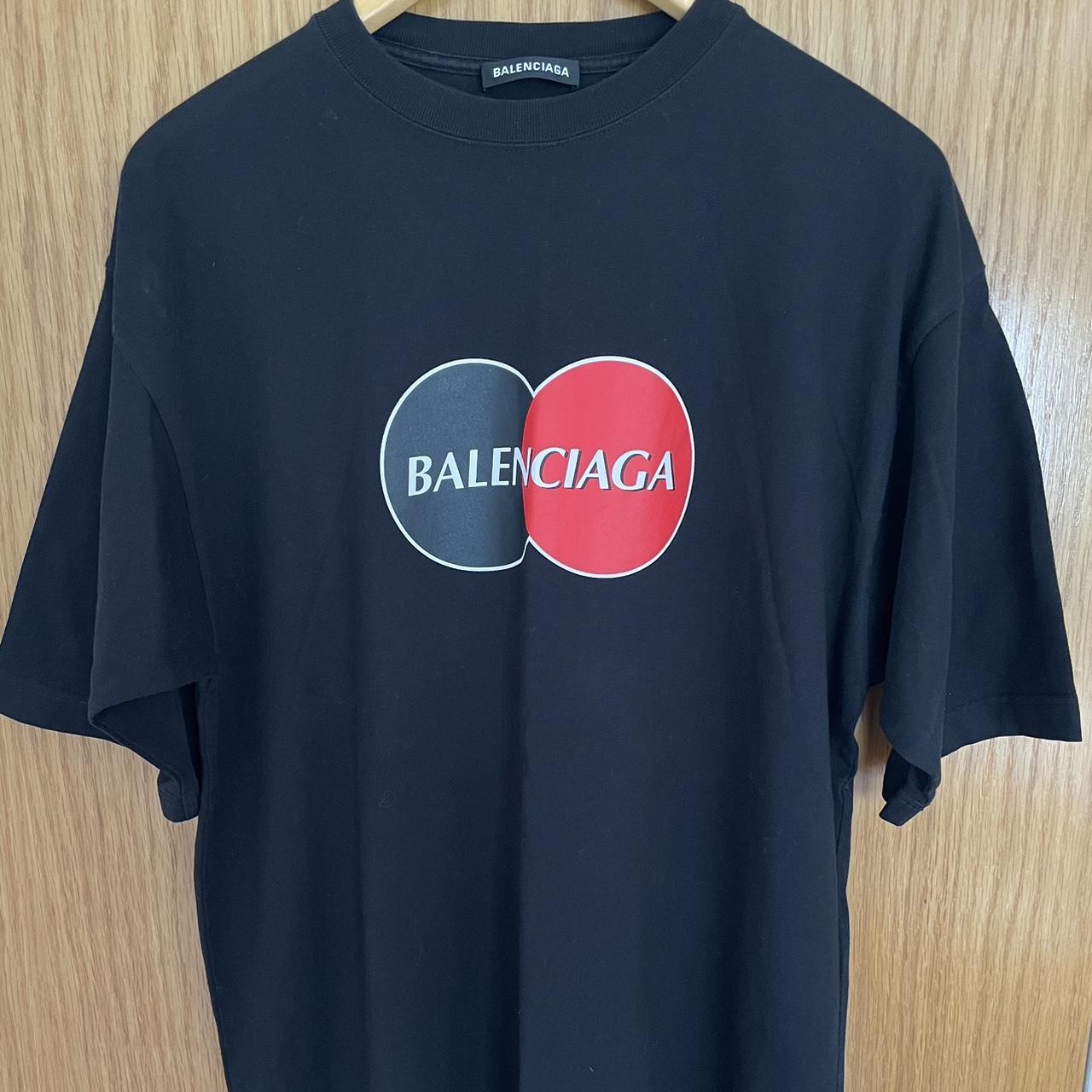 Balenciaga t shirt discount mastercard