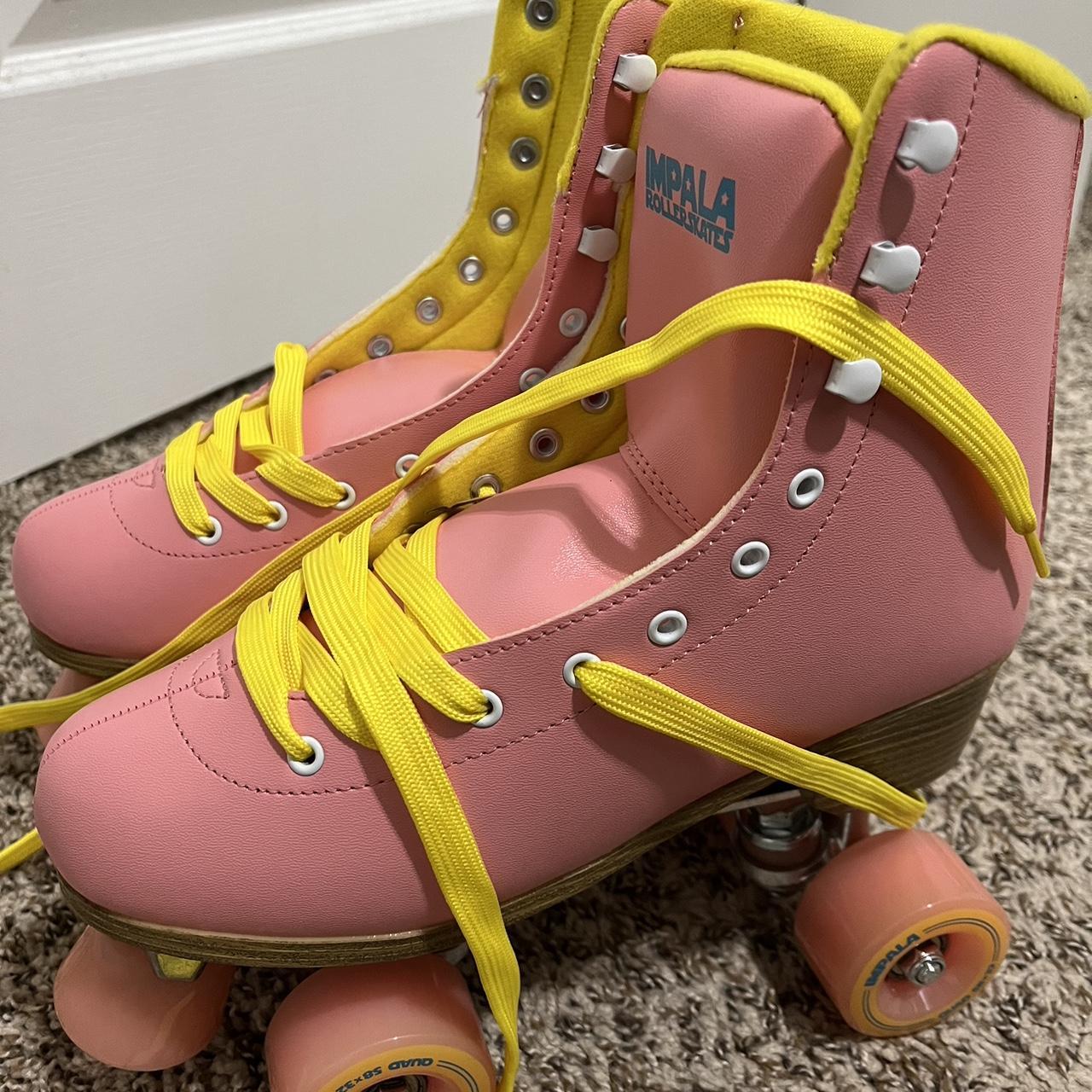 Pink and Yellow Skates-skateboards-scooters
