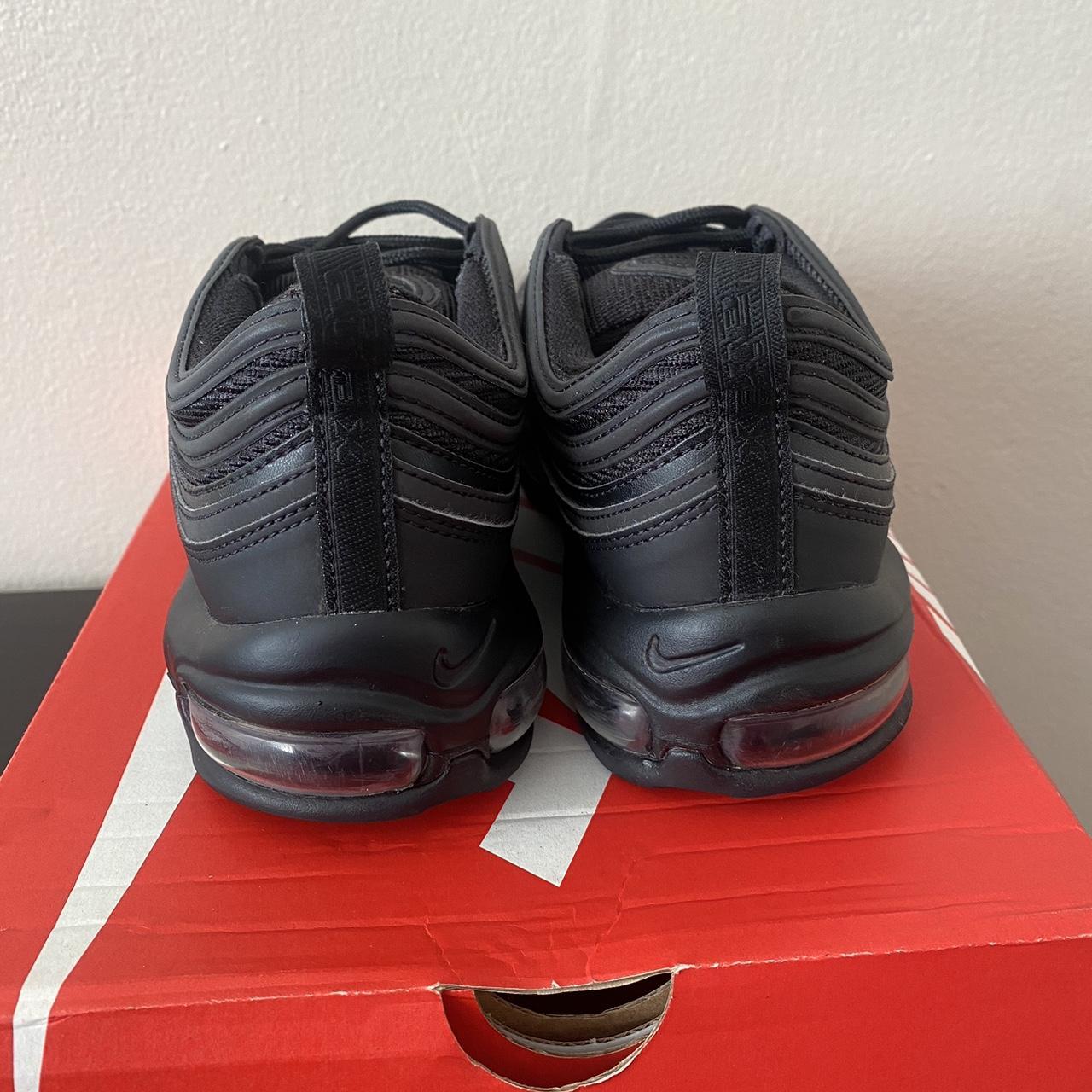 Triple black Nike Air Max 97 Open to offers #Nike... - Depop