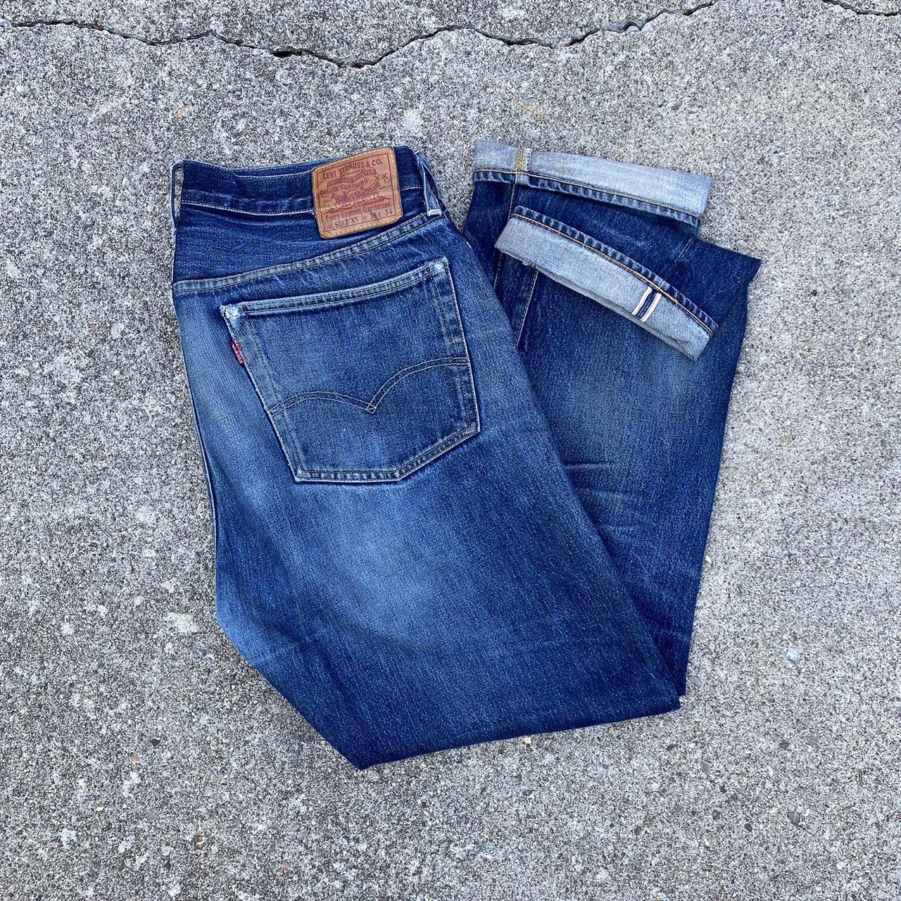 Levis Vintage Clothing LVC 501xx Retro Selvedge - Depop