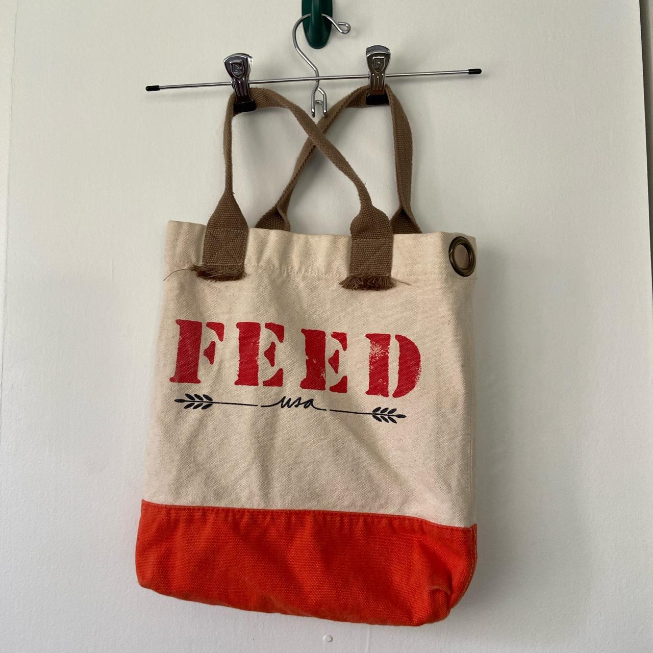 Cute small book bag Heavy cotton canvas! Clean with... Depop