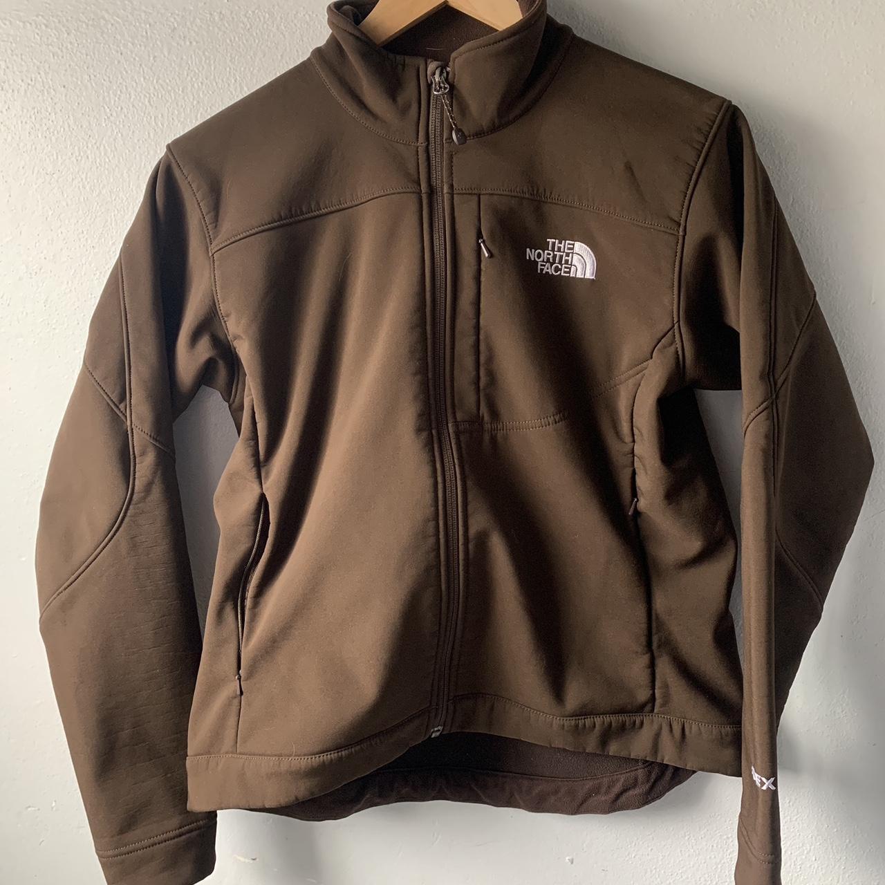 The North Face Women's Brown and White Jacket