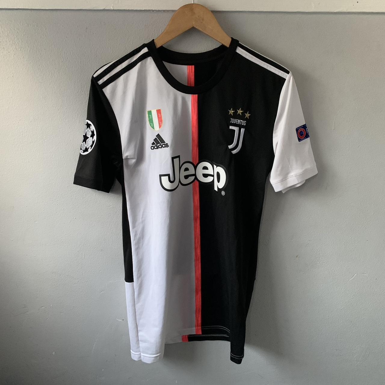 adidas JUVENTUS Home Soccer Jersey Men's Black White Shirt 2019