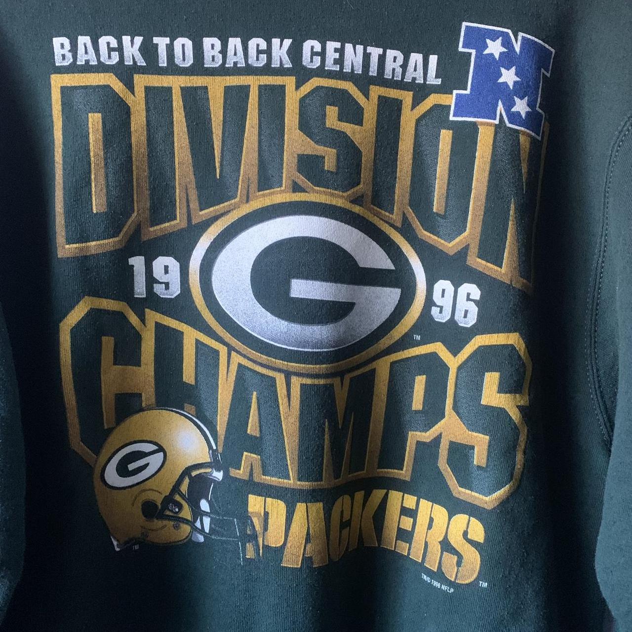 Vintage 90s dead stock Green Bay Packers 1996 NFC - Depop