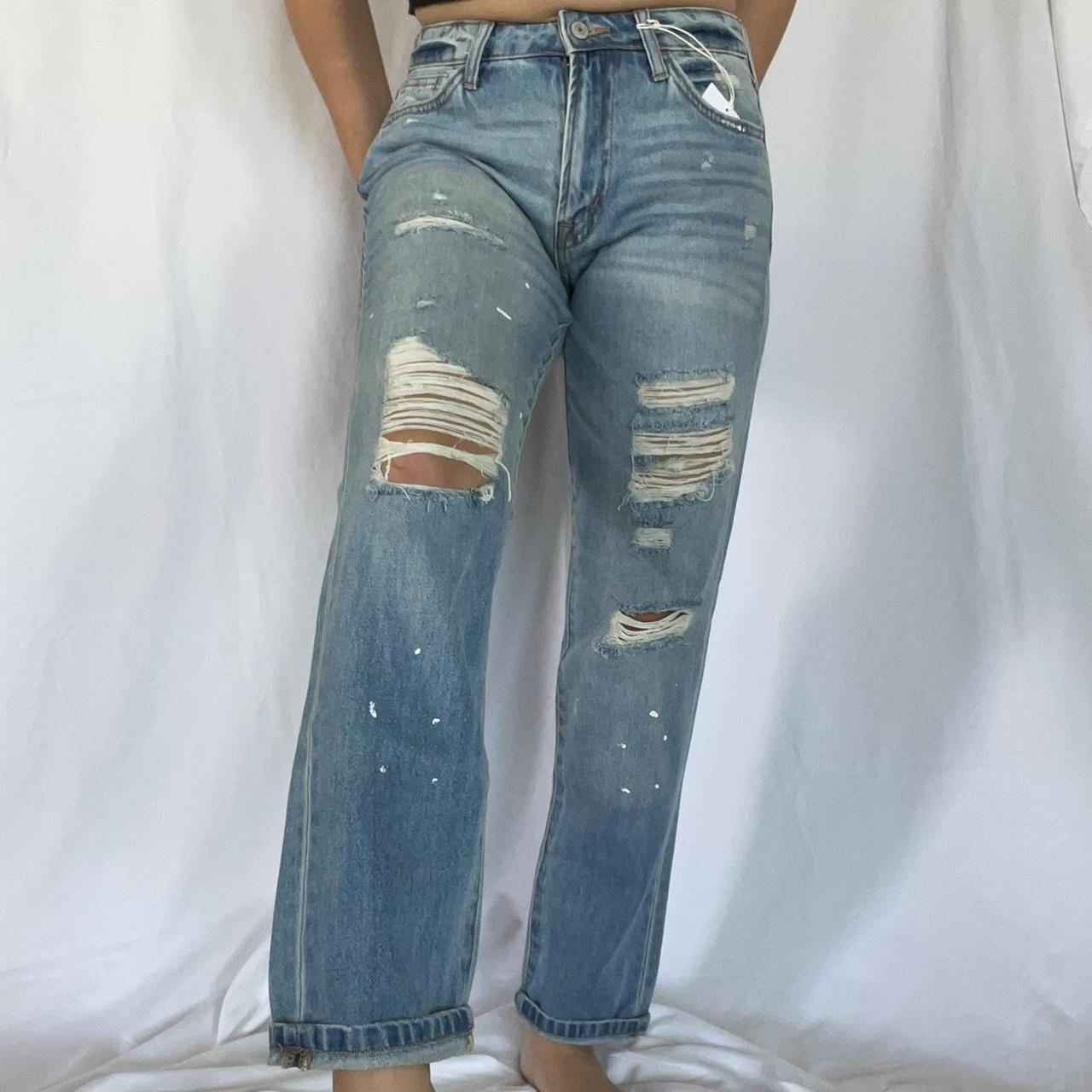 Levis 569 outlet ripped jeans