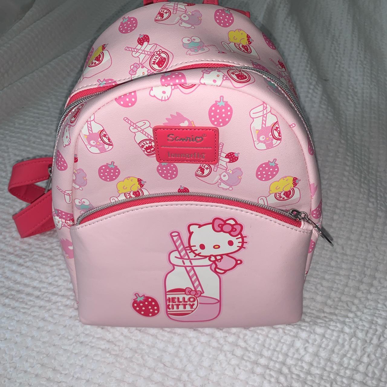 super cute kawaii pink hello kitty mini backpack Depop