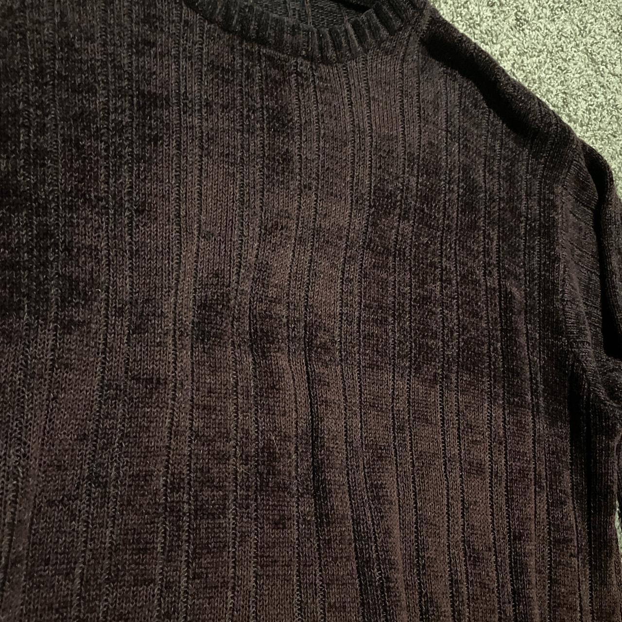 Dockers Women's Burgundy and Purple Jumper | Depop