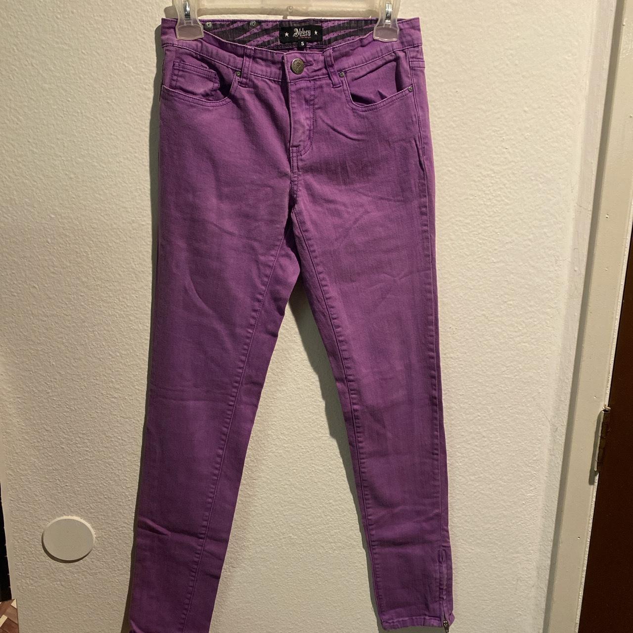 Abbey Dawn Star Skinny Ankle Zip jeans💜 - Depop