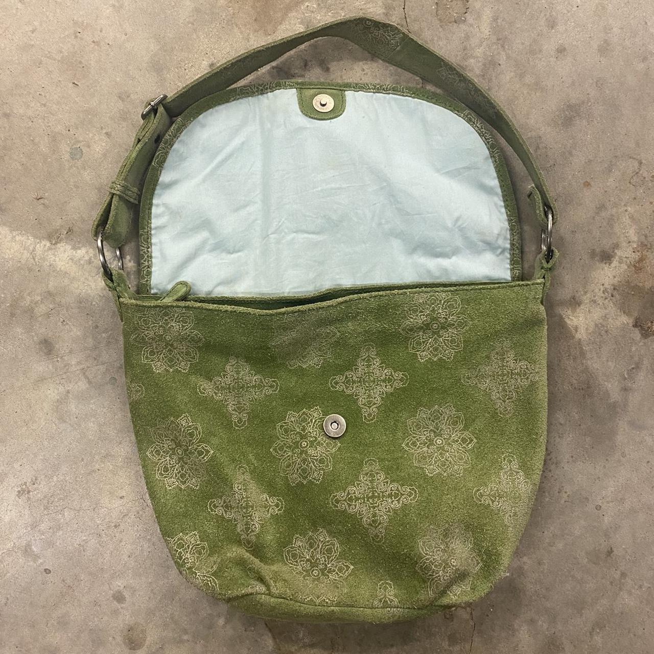 Fossil green outlet purse