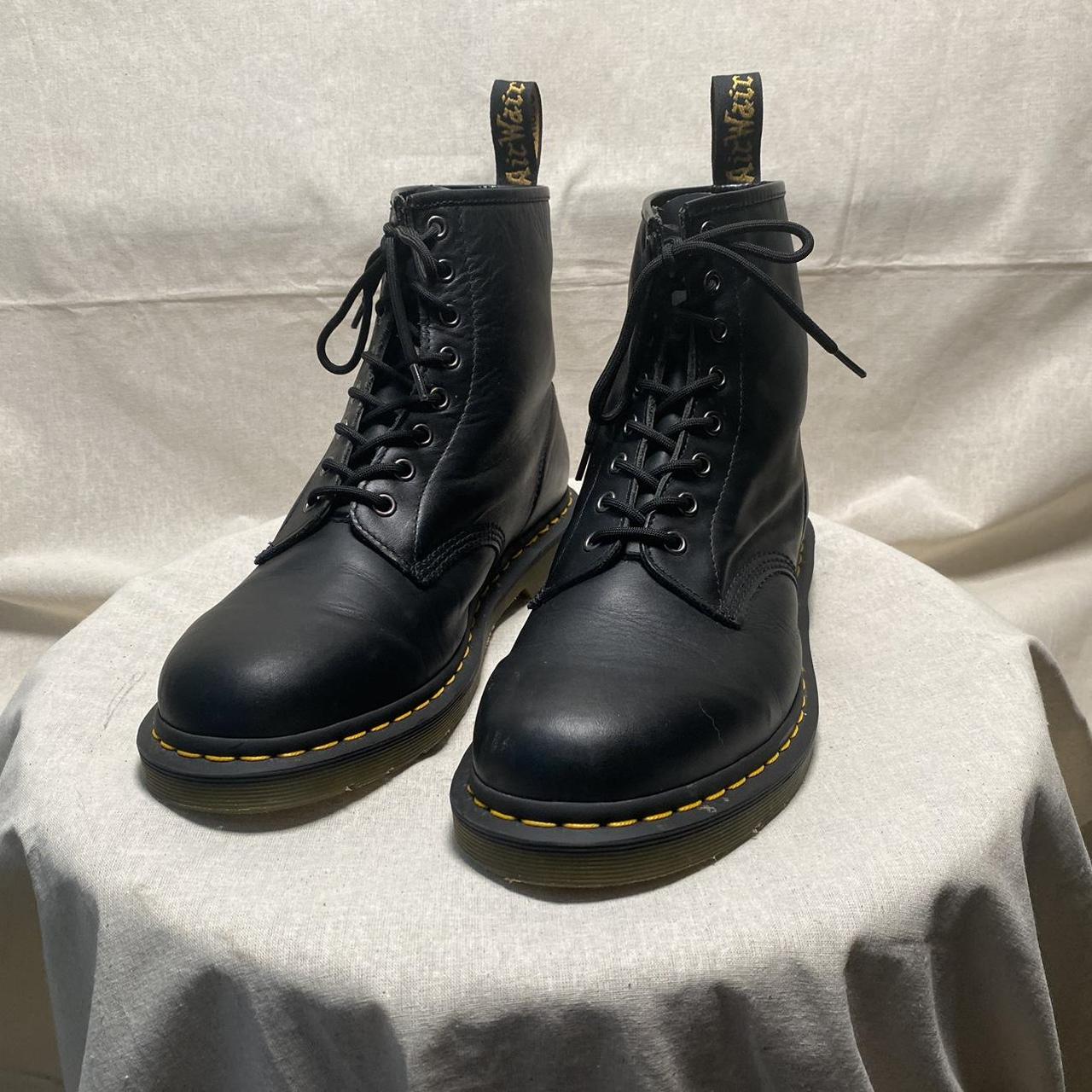 Dr. Martens 1460 Smooth Leather Lace Up Boots - Depop
