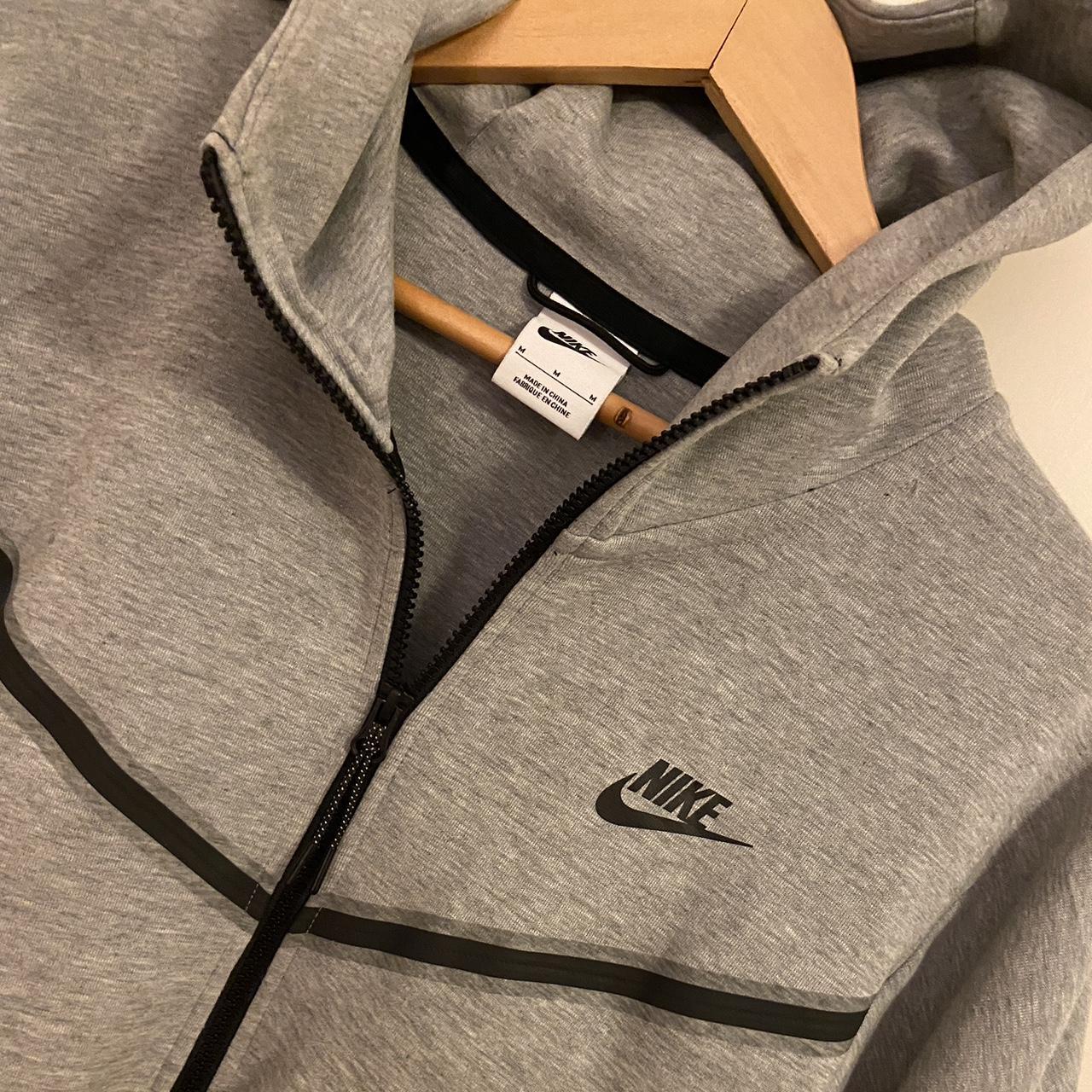 Nike Tech Fleece Jacket in Grey Size Medium Like... - Depop