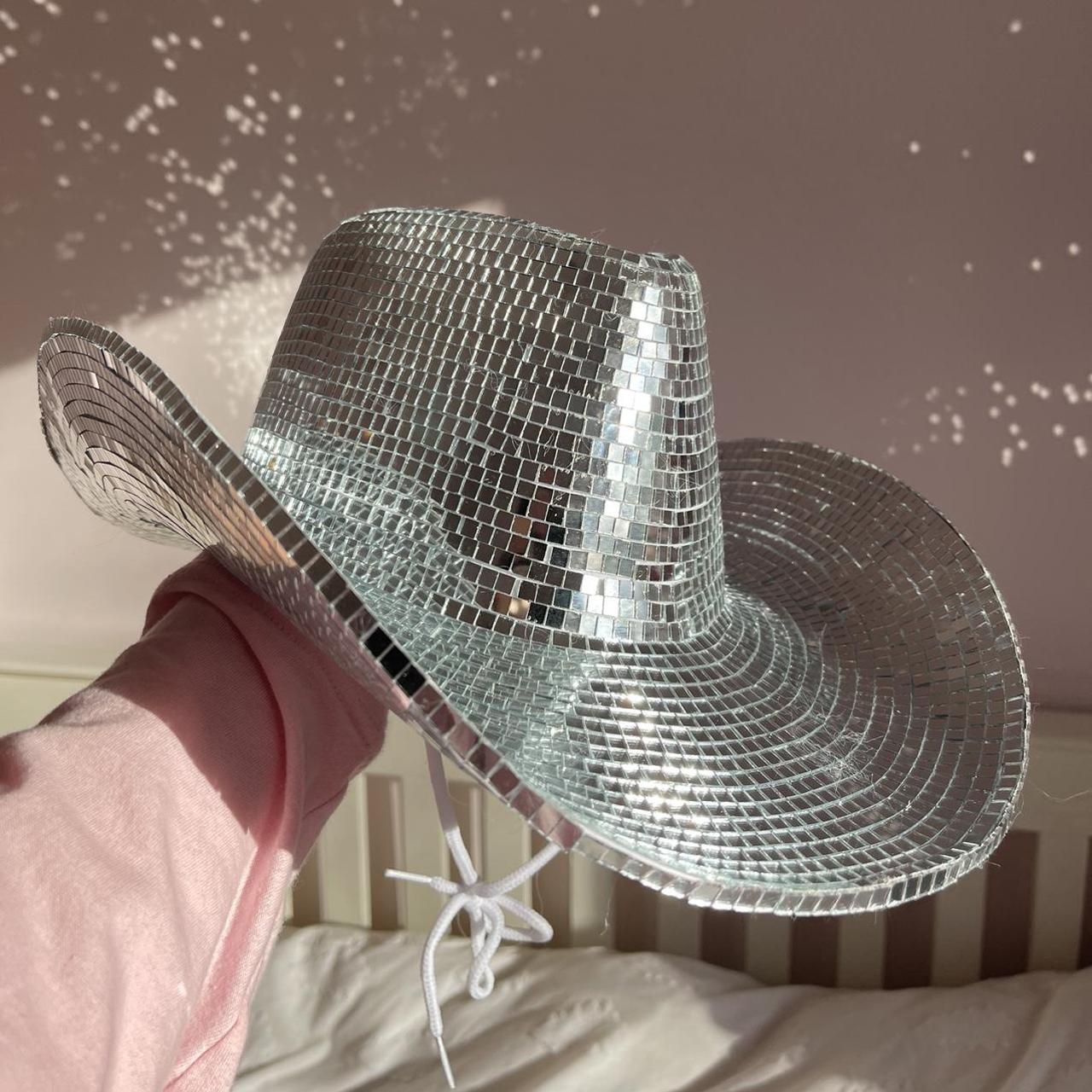 Disco ball cowboy hat Handmade super sparkly cowboy... Depop
