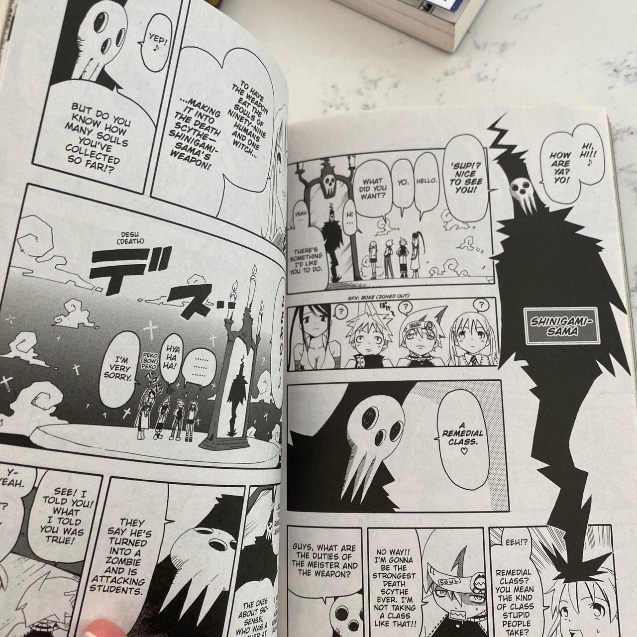 Soul Eater Atsushi Ohkubo manga volume 1 - black and | Depop Soul Eater Atsushi Ohkubo manga volume 1 - black and | Depop