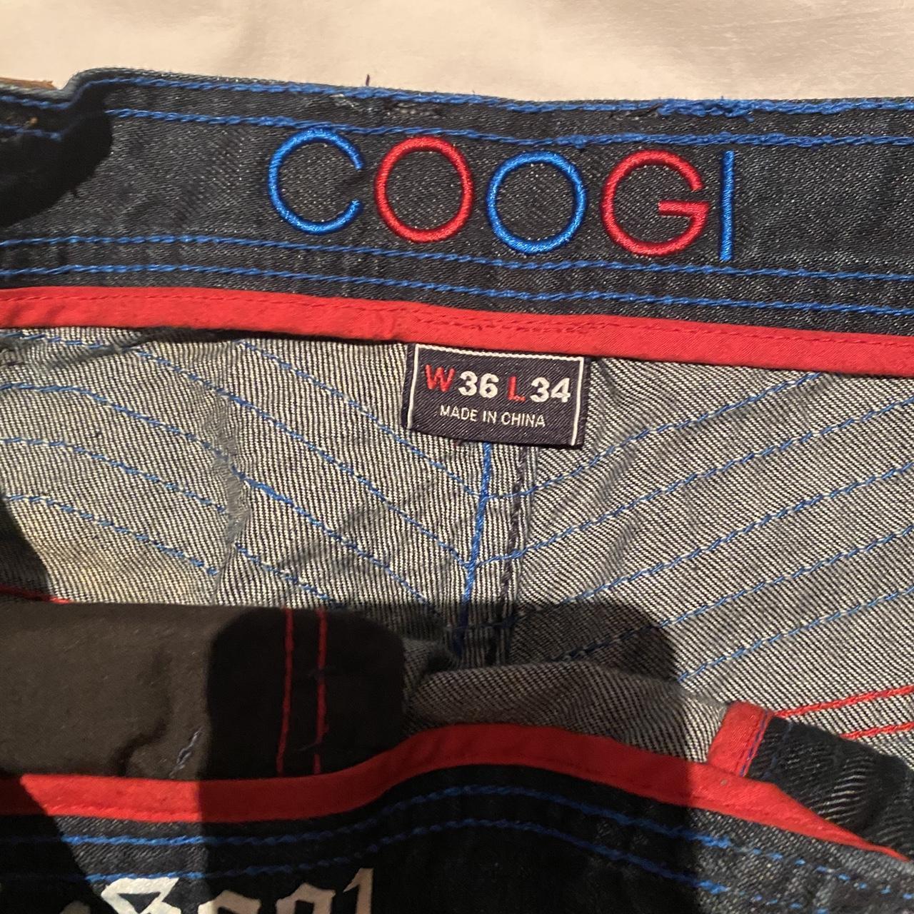 Coogi Men's Black and Yellow Jeans (4)