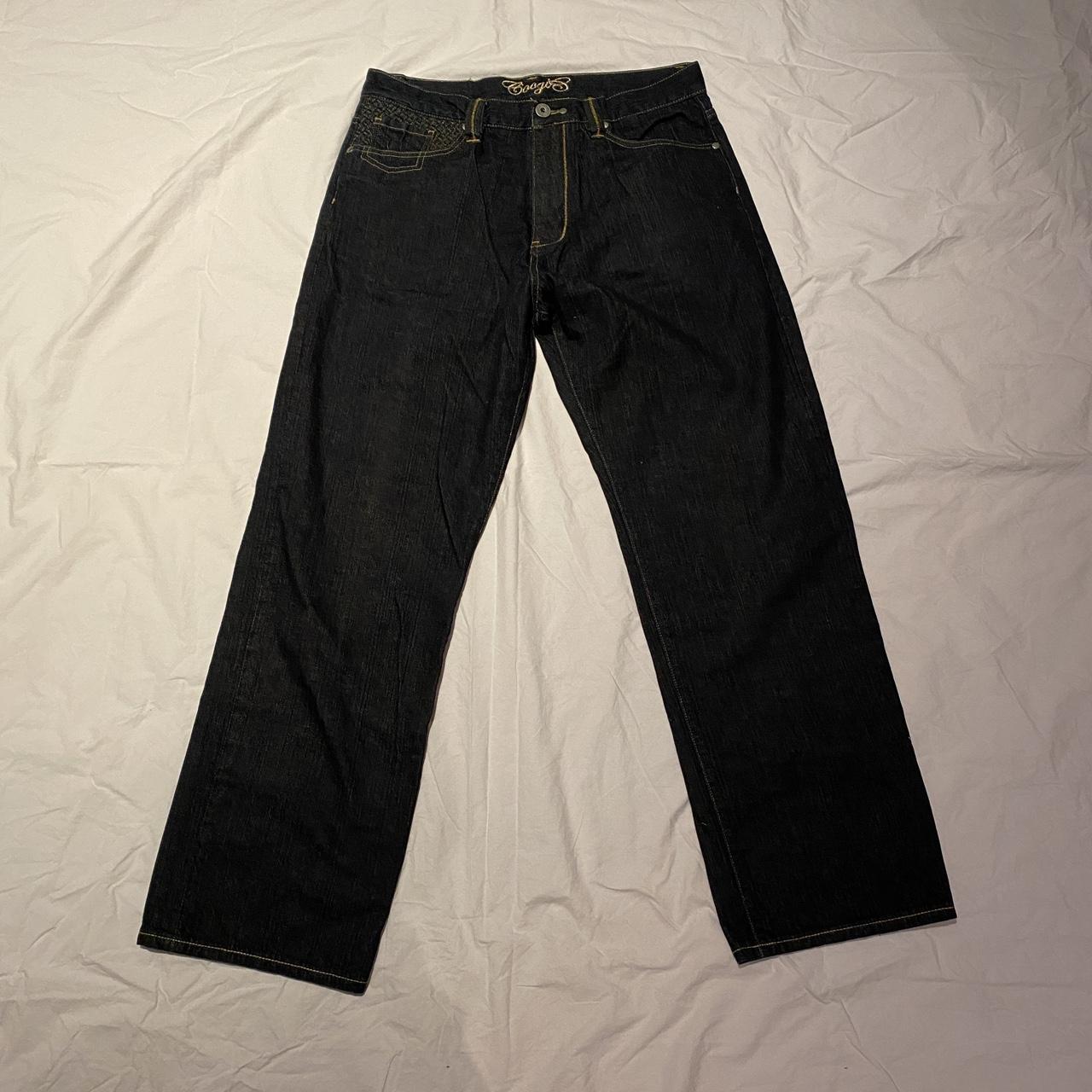Coogi Men's Black and Navy Jeans (2)