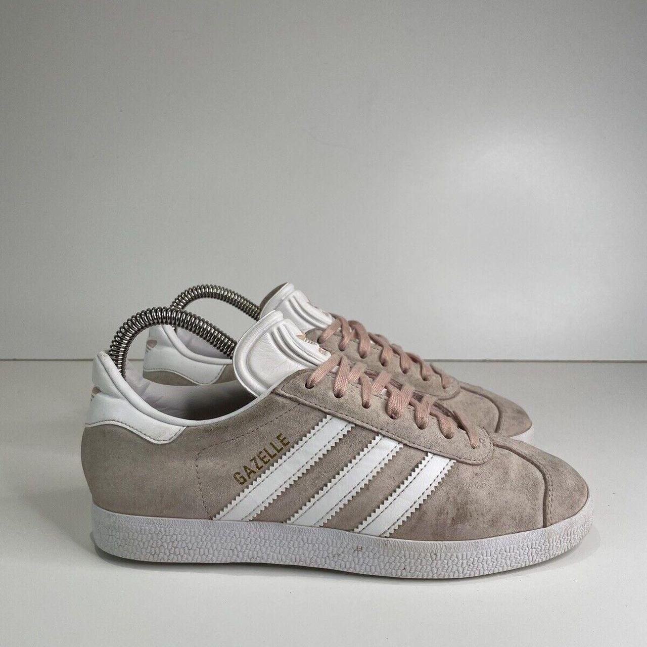 Adidas Gazelle Light Pink Suede Trainers Sneakers... - Depop