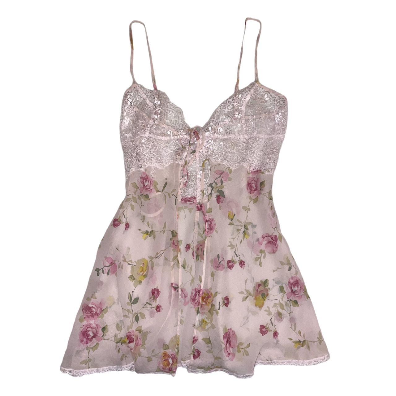 Vintage Victoria’s Secret Floral Slip Dress Size:... - Depop