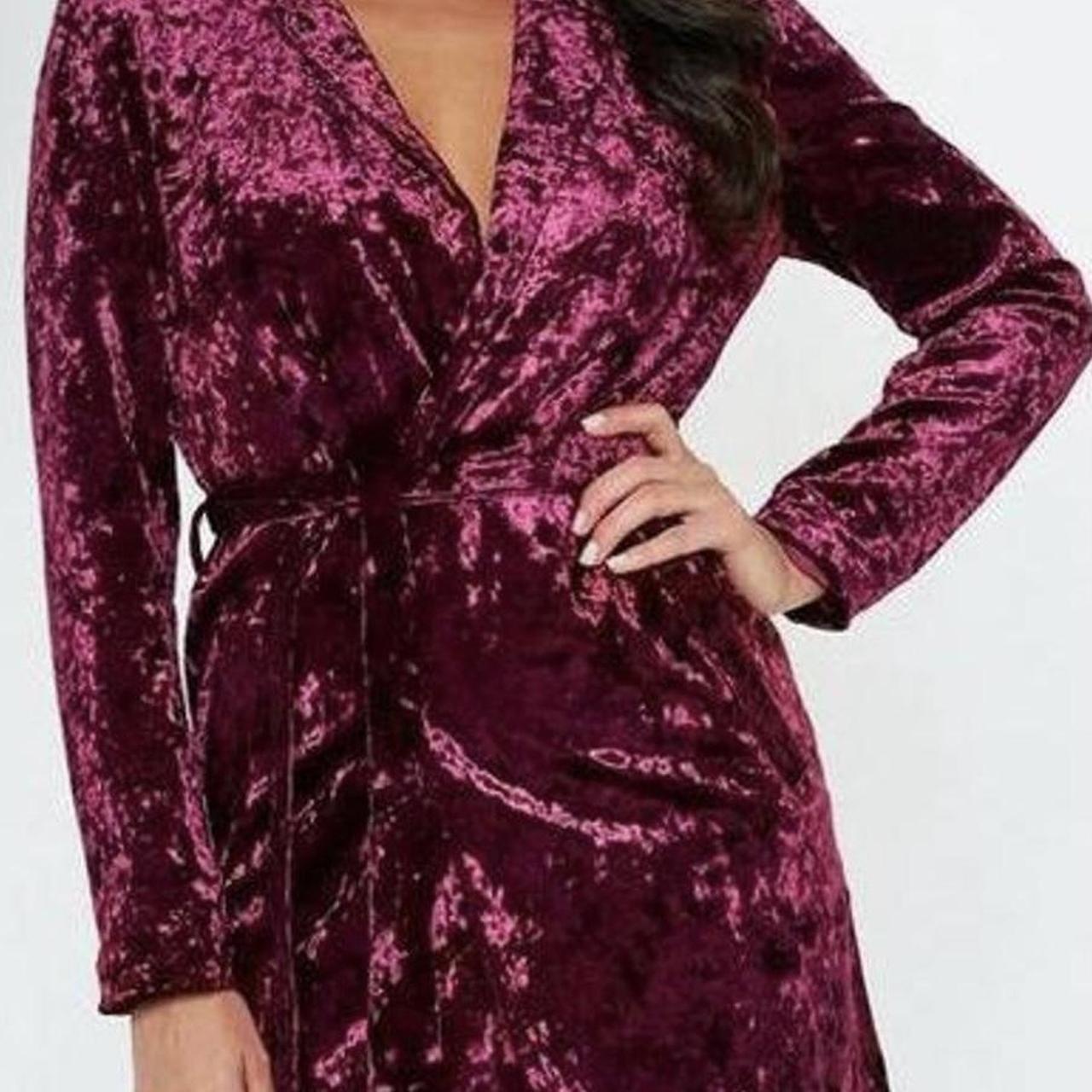 Missguided Carli Bybel crushed Velvet wrap