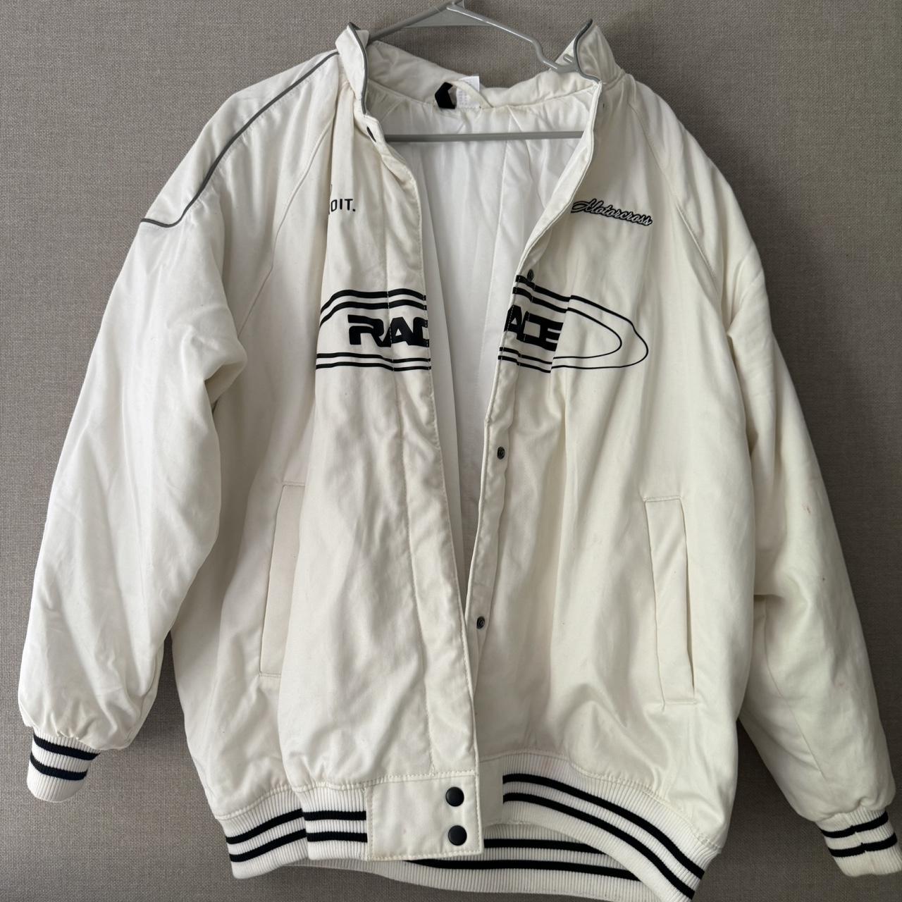 H&M Oversized Racer Bomber Jacket, original