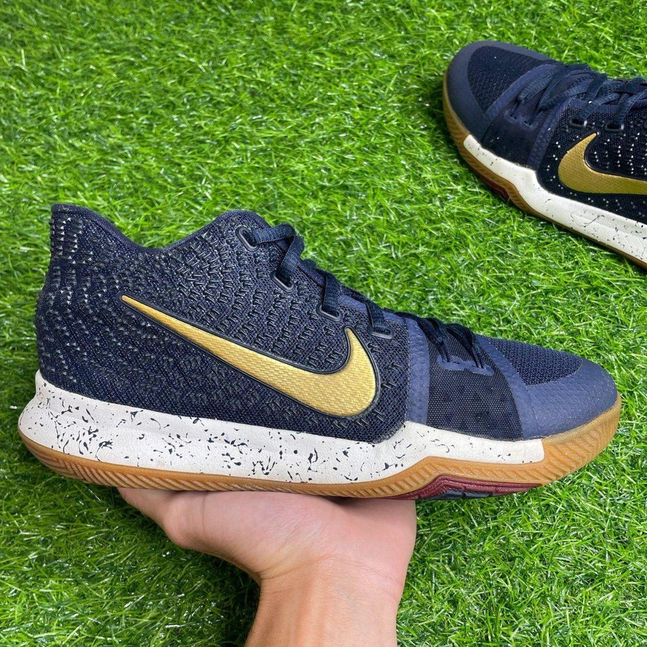 Nike Kyrie 3 Obsidian Metallic Gold GS Irving. Depop