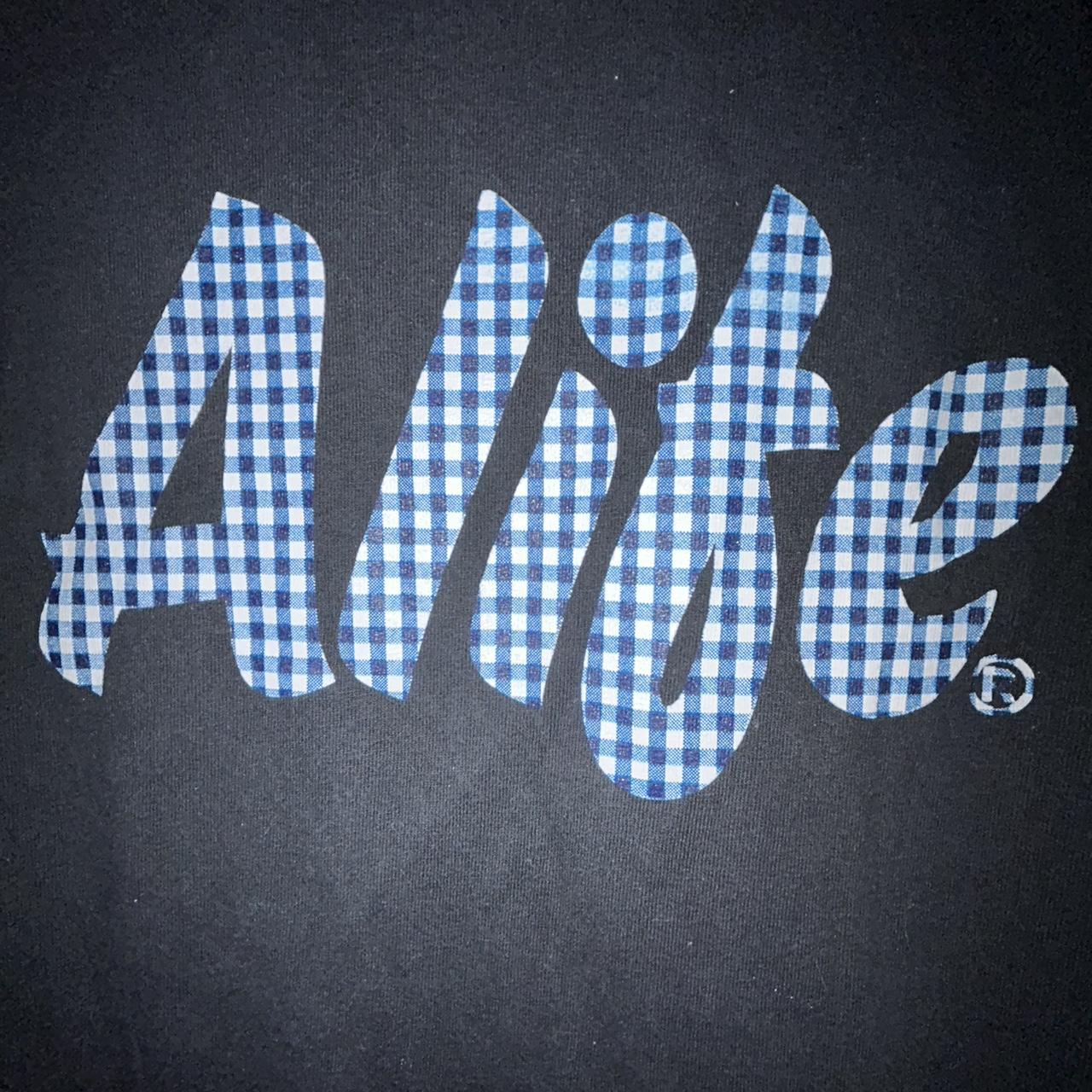 Alife Men's Black and Blue T-shirt (4)
