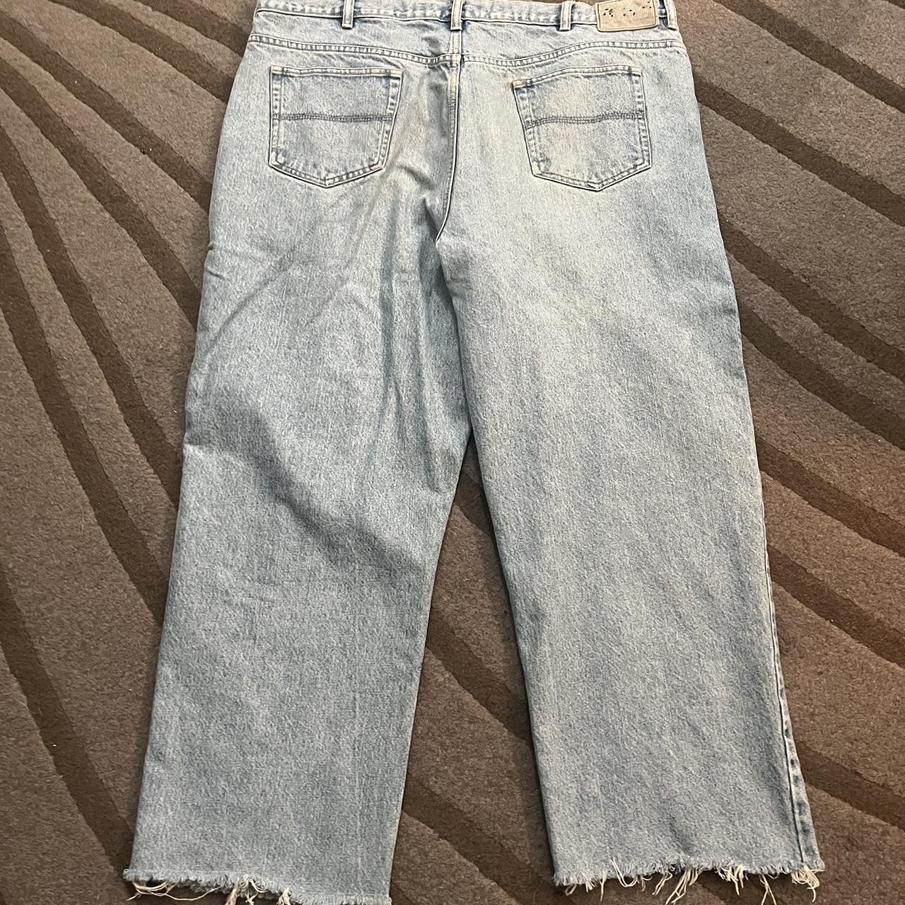 Izod Jeans Relaxed Fit, Very Baggy •Cut Ends fit... - Depop
