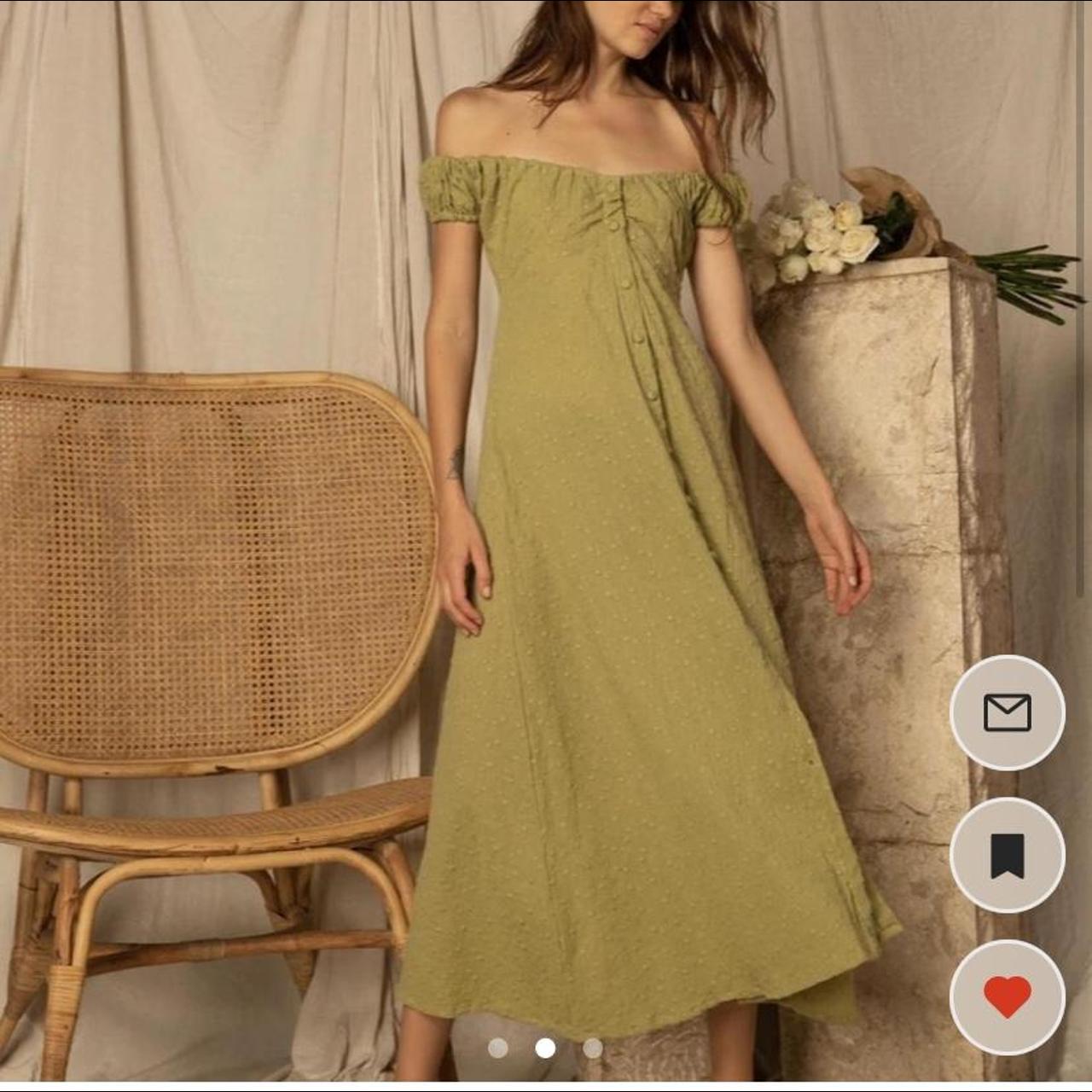 ISO Opia by Byron Bay Isobel midi dress in fern size... Depop