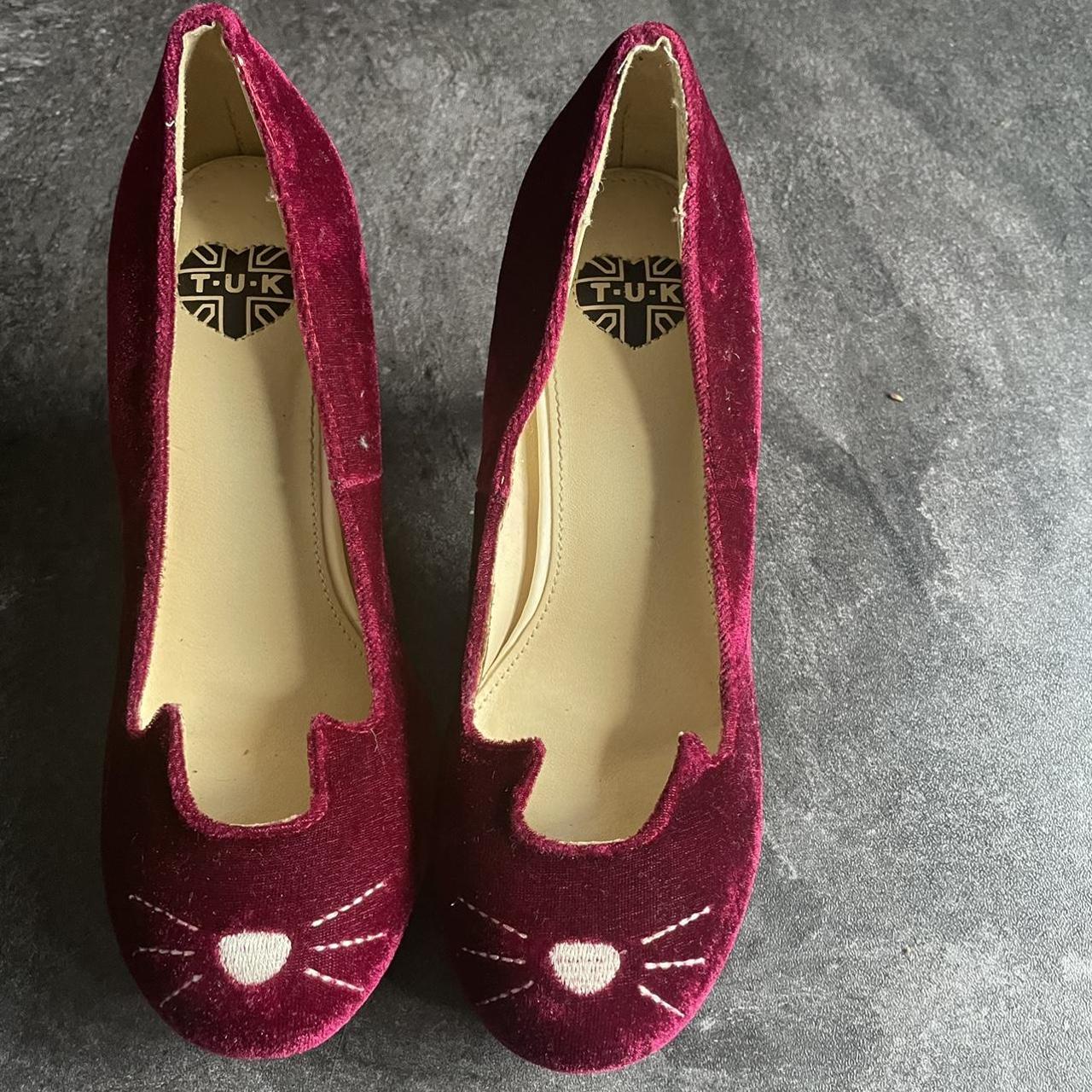 TUK cat heels Never worn (soles just dusty from... Depop