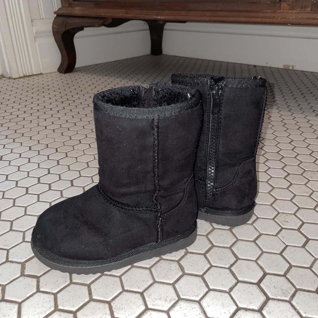 Girls black hotsell furry boots