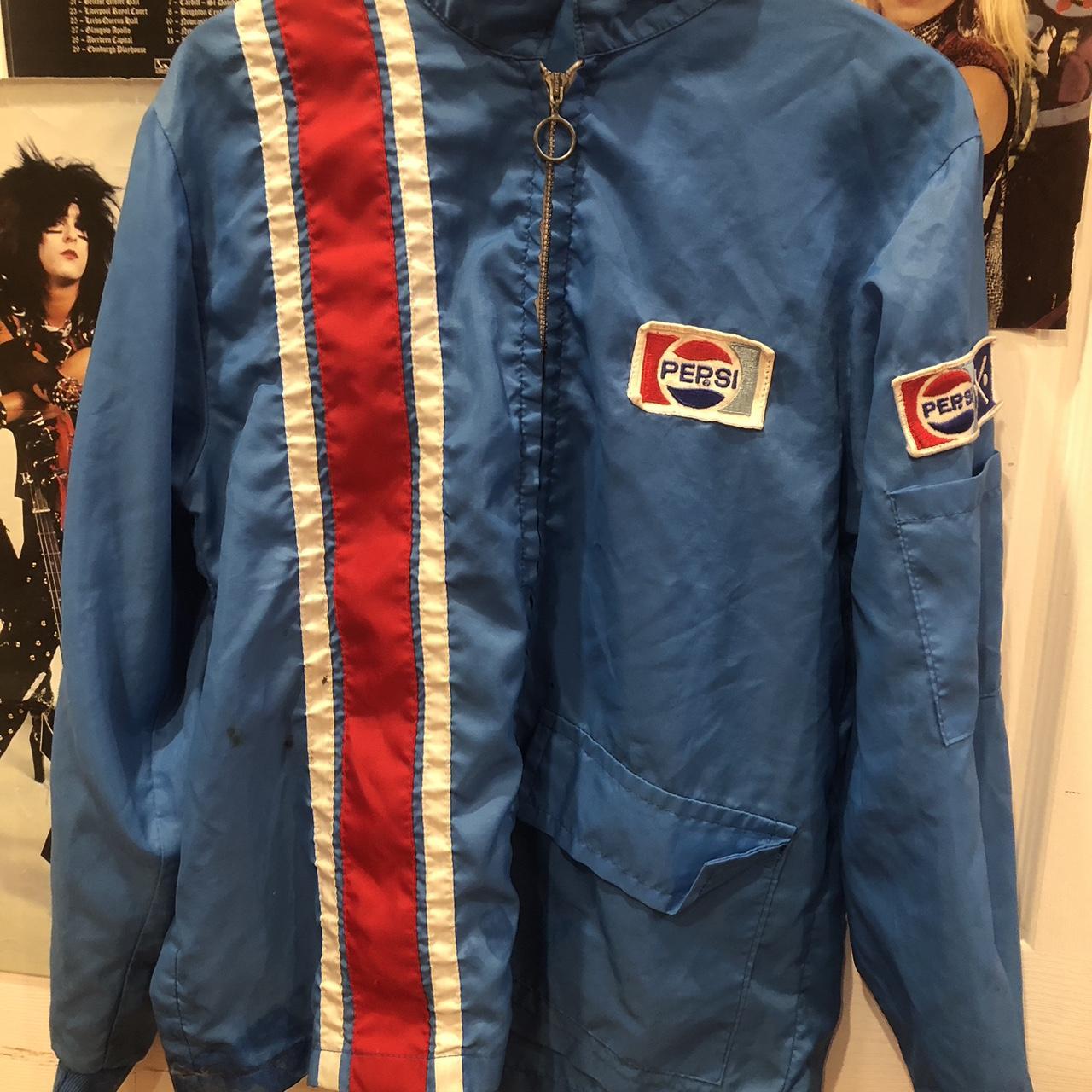 vintage 50s/60 pepsi jacket has some stains as seen... - Depop