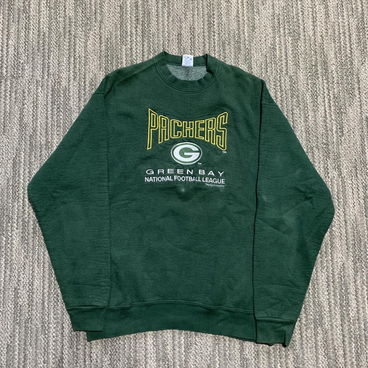 Vintage Green Bay Packers Sweatshirt Green Bay - Depop