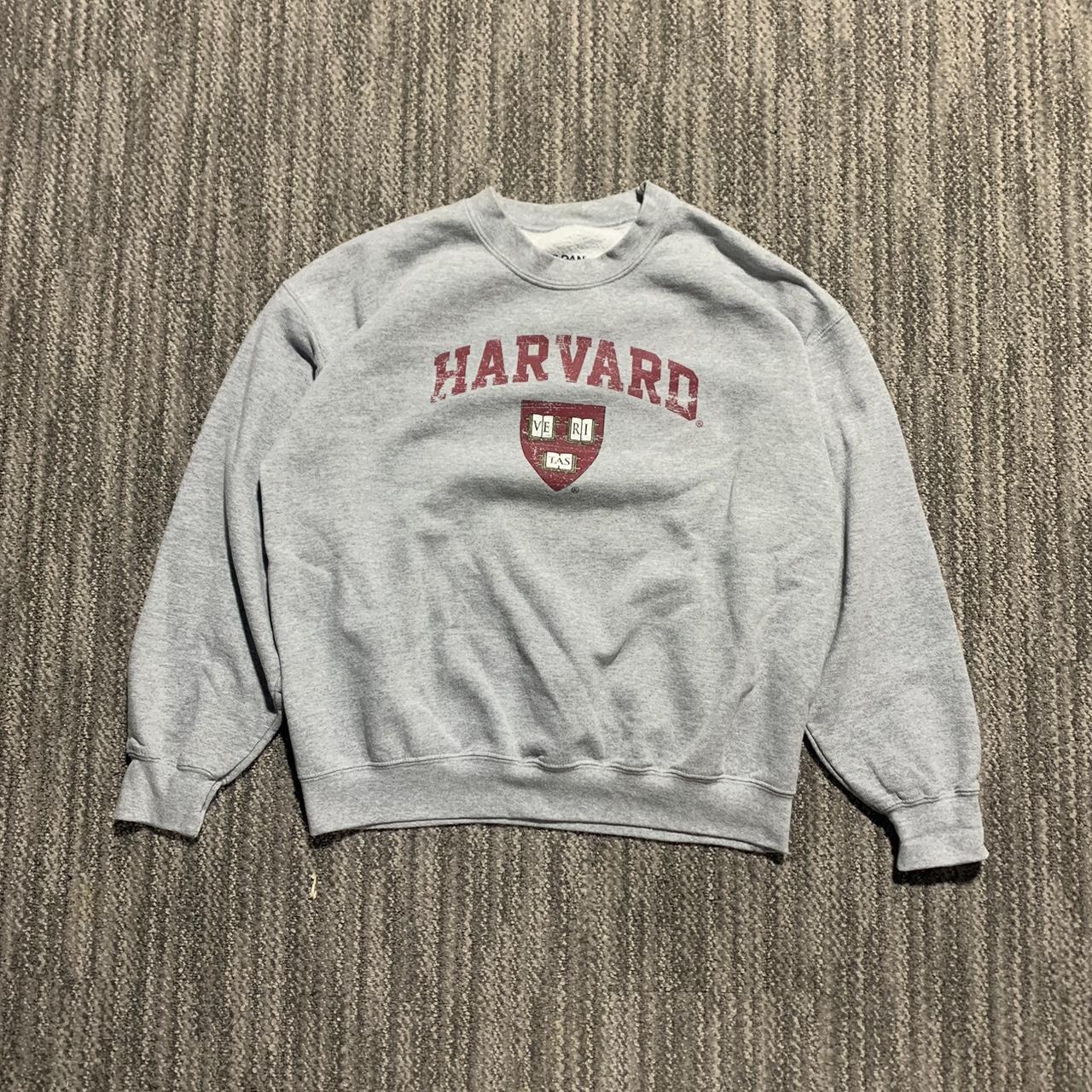 Vintage Harvard University Graphic Crewneck Size... - Depop