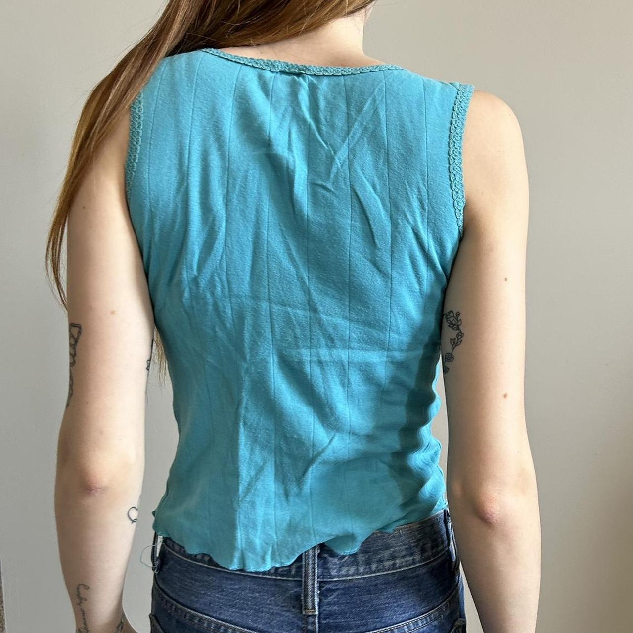 Bell Women's Blue and Green Vest (2)