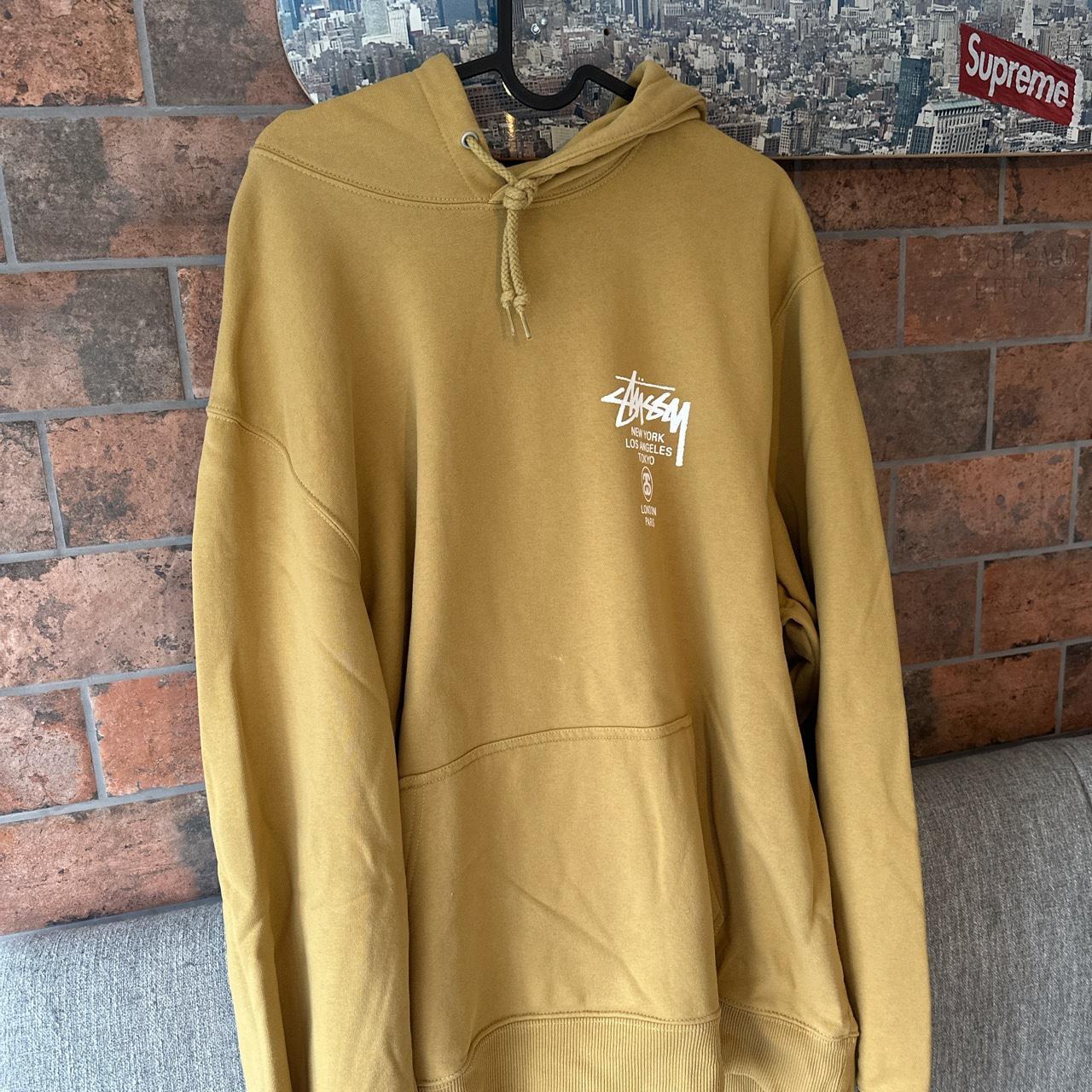 Stussy world tour hoodie world tour hoodie Size... - Depop