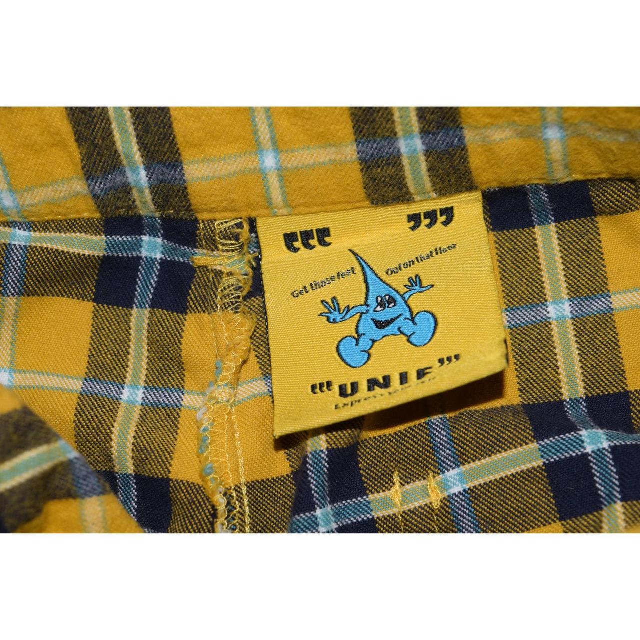 Unif yellow hot sale plaid pants