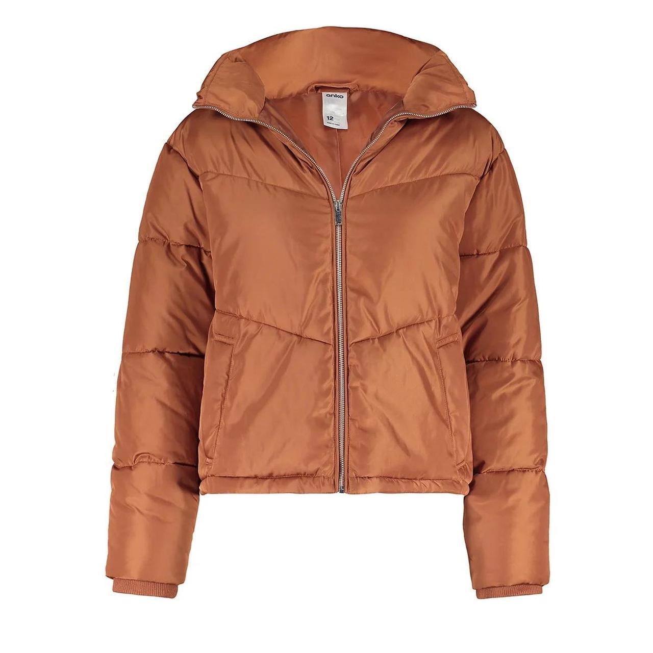 Kmart Rust Puffer Size only worn Depop