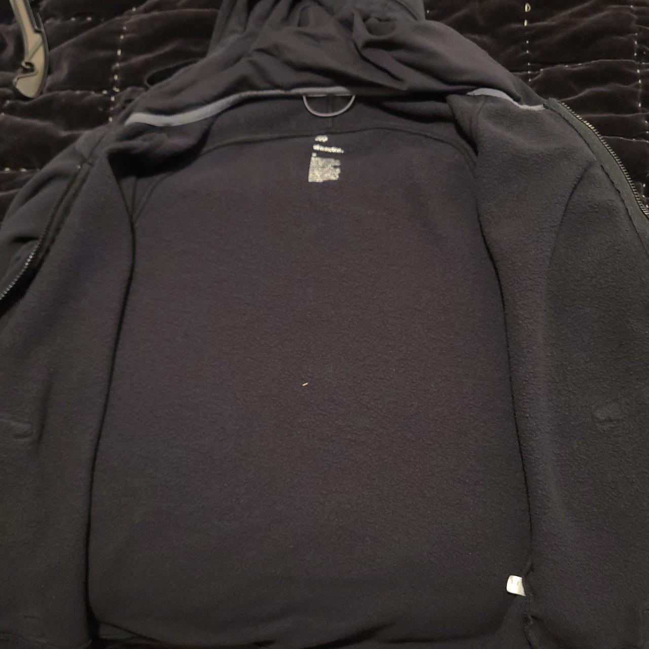 All in Motion Men's Black and Grey Hoodie Depop