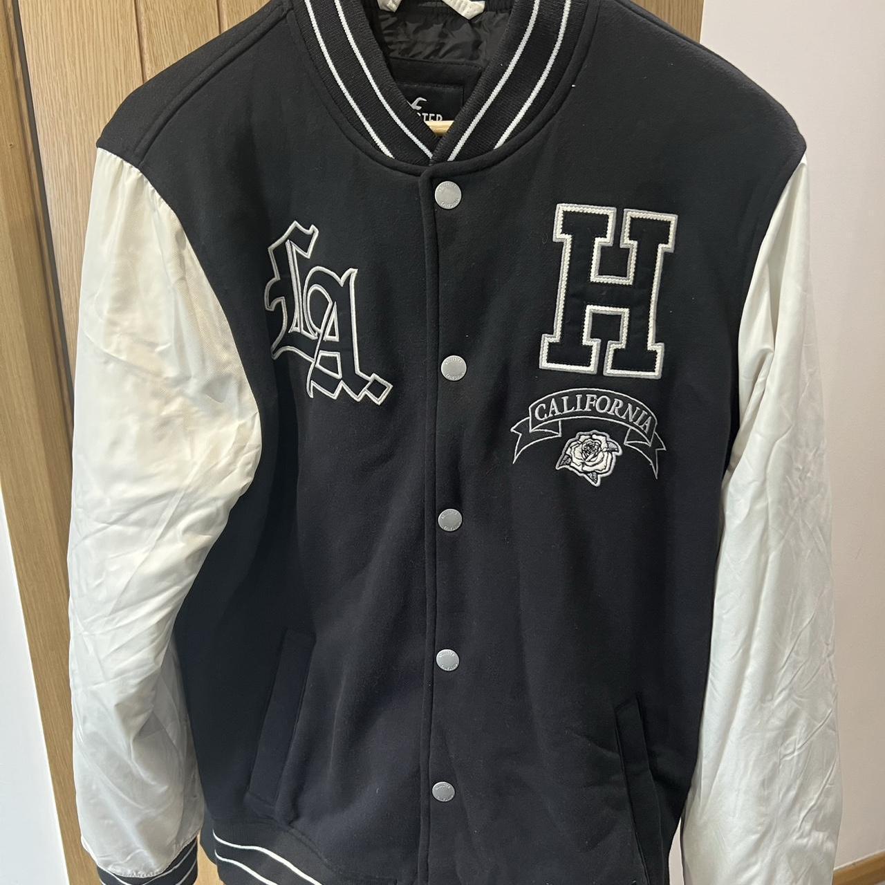 Men’s Hollister Varsity Jacket, Still good as new in... Depop