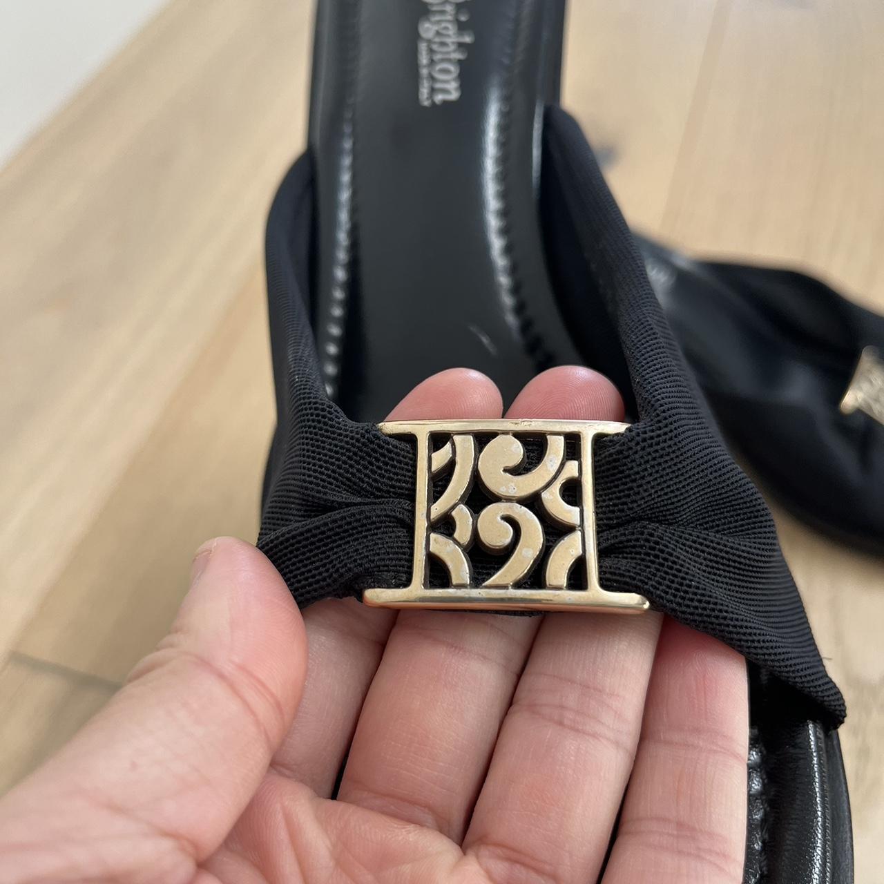 Platform vintage wedge black shoes/heels made in... Depop