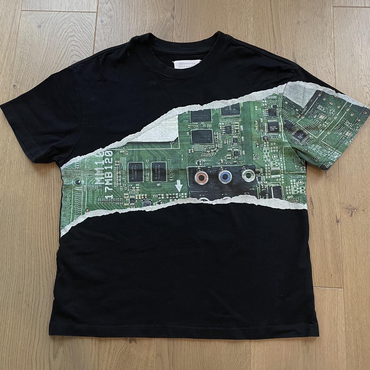 Maison Margiela MOTHERBOARD Tシャツ Maison Margiela Computer Circuit Board T-shirt Size | Depop