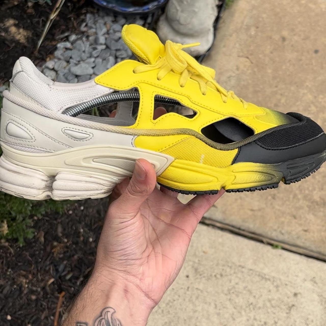 Raf Simons Men's Yellow and Black Trainers (3)