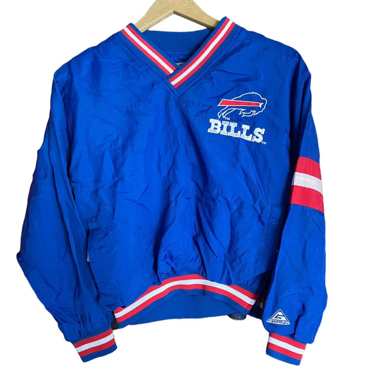 Vintage Kids pullover Buffalo Bills Jacket Size :... - Depop